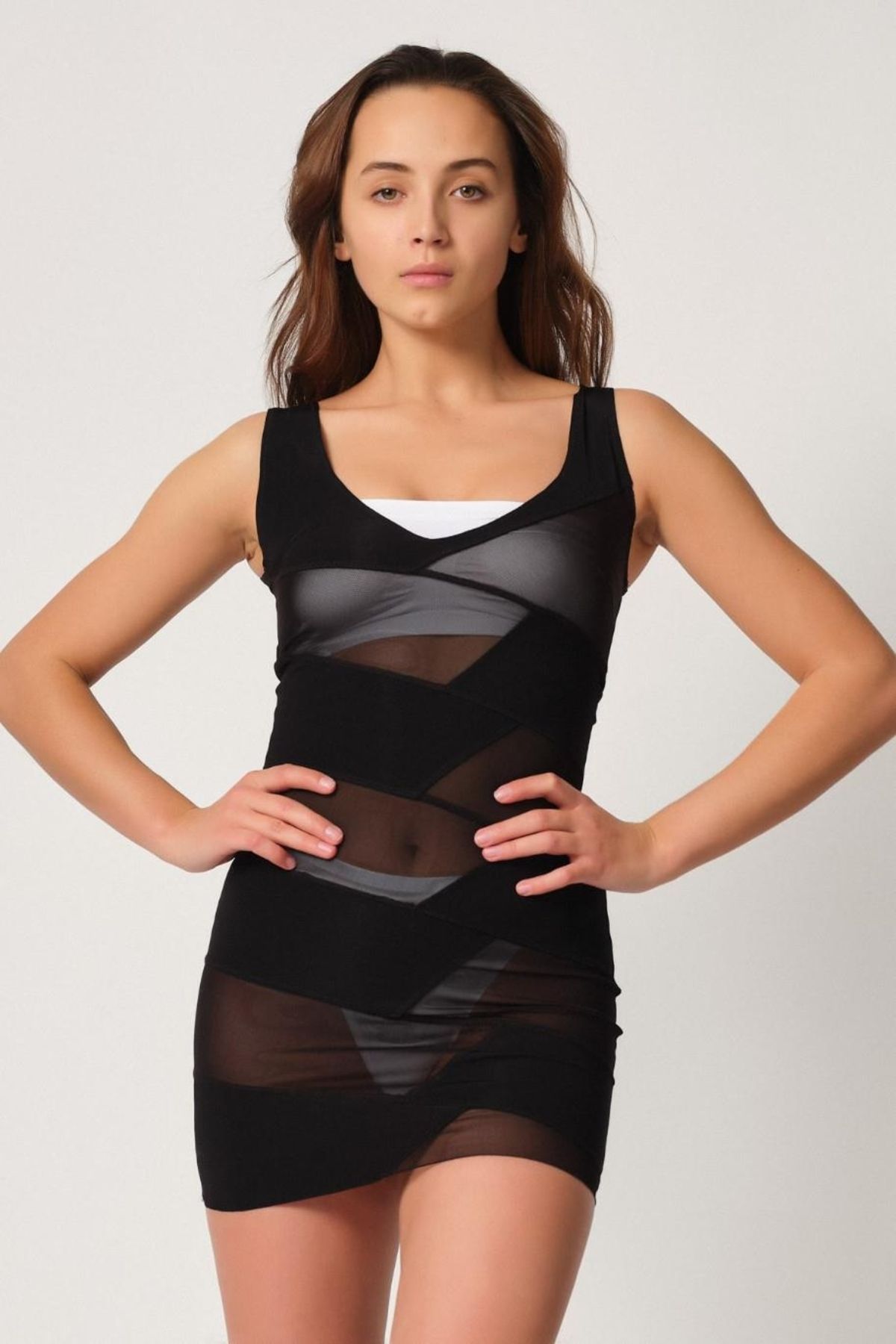 Beruflic SİYAH MI Angel 2934 Toparlayıcı Elbise Lazer Korse