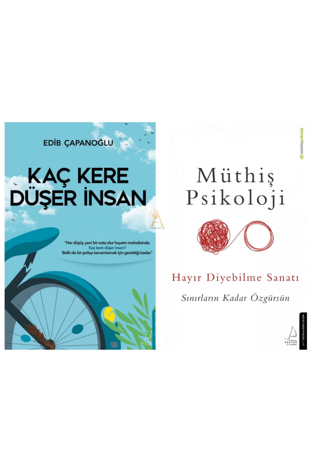 Destek Yayınları Kaç Kere Düşer İnsan/Hayır Diyebilme Sanatı/2 Kitap Set