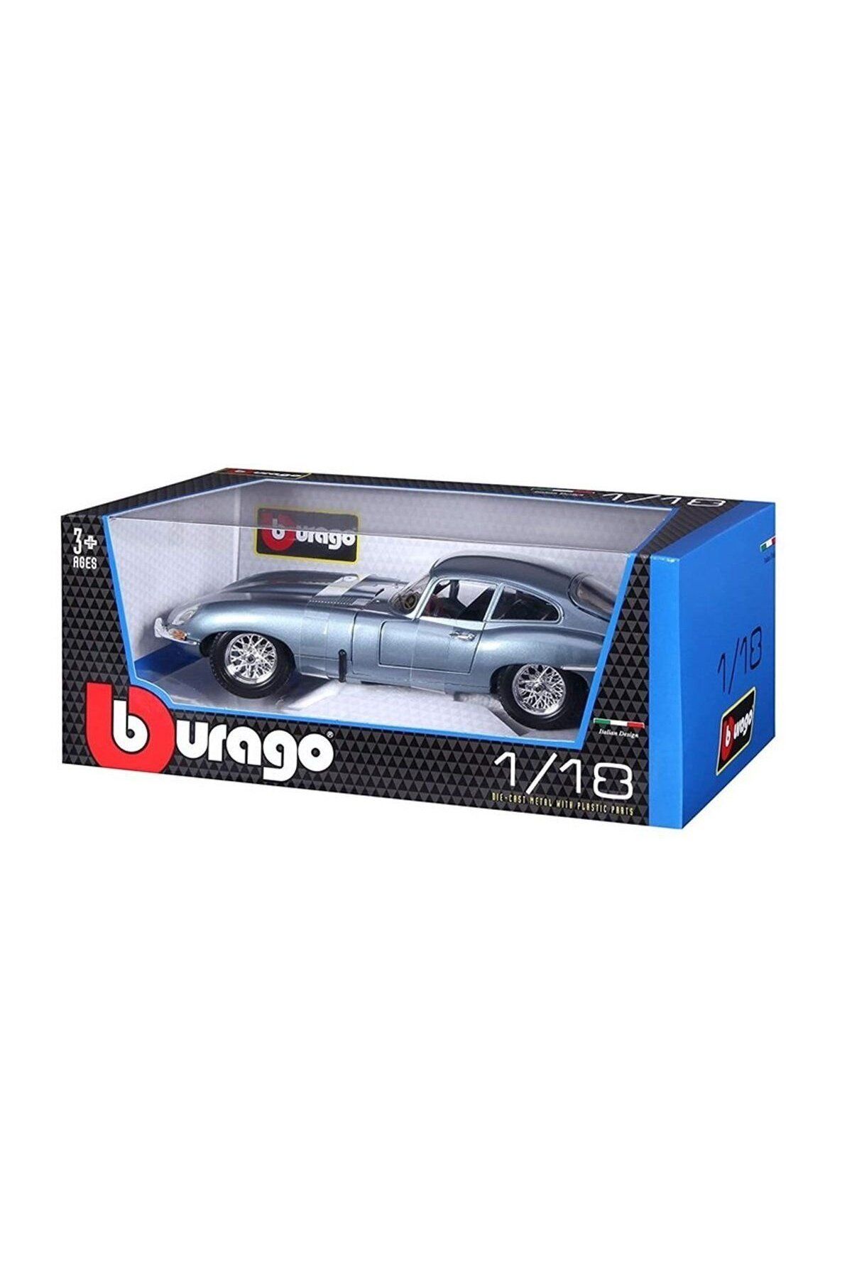 OEM 12044 Burago 1:18 Jaguar E-Type Coupe Model Araba