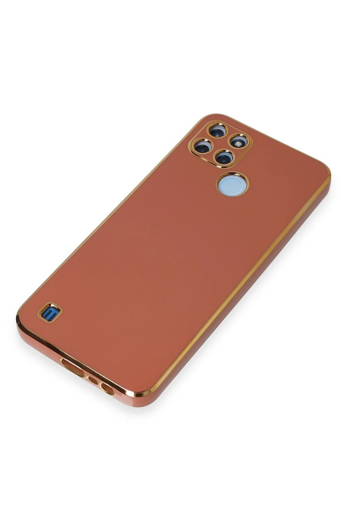 NewFace Realme C25Y Kılıf Volet Silikon - Kırmızı SVLRS
