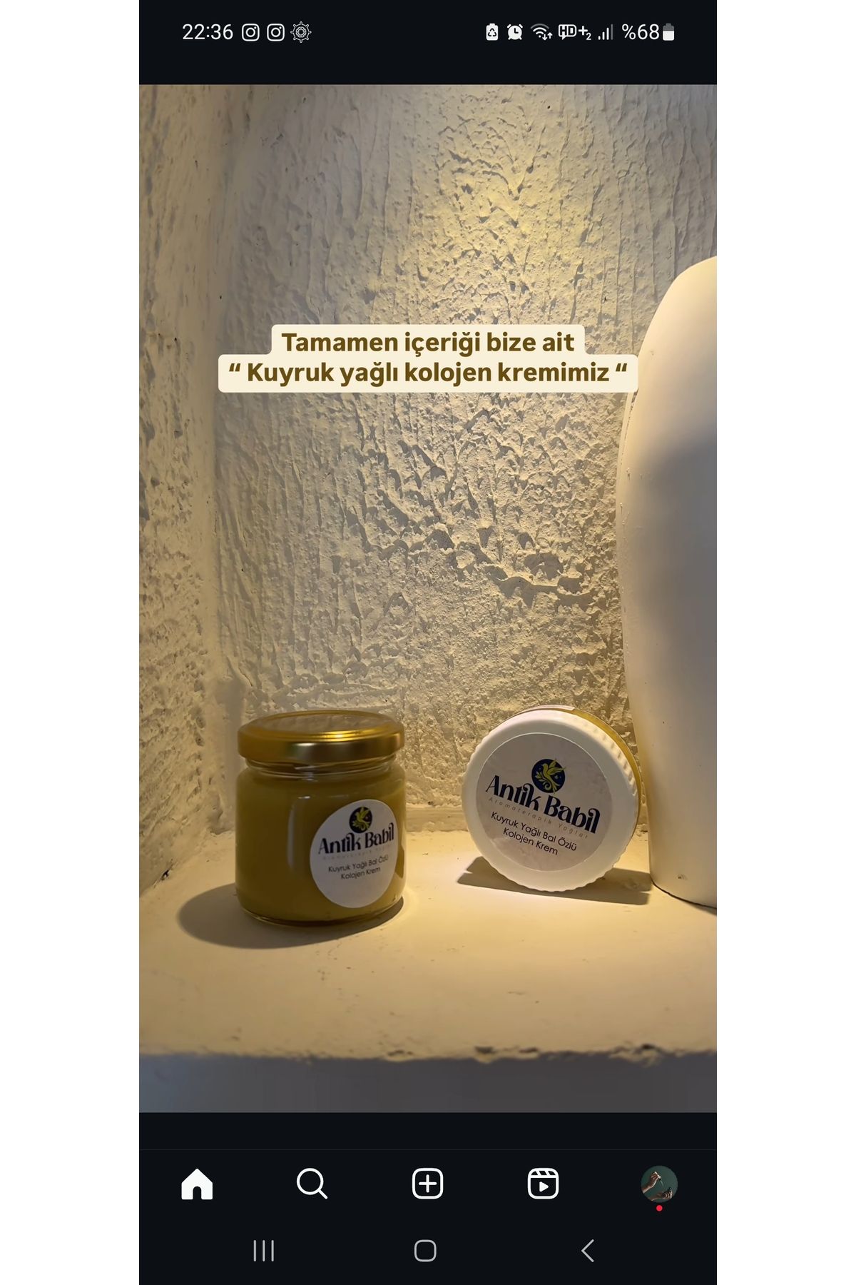 ANTİK BABİL Kuyrukyagı cilt kremi 50 ml