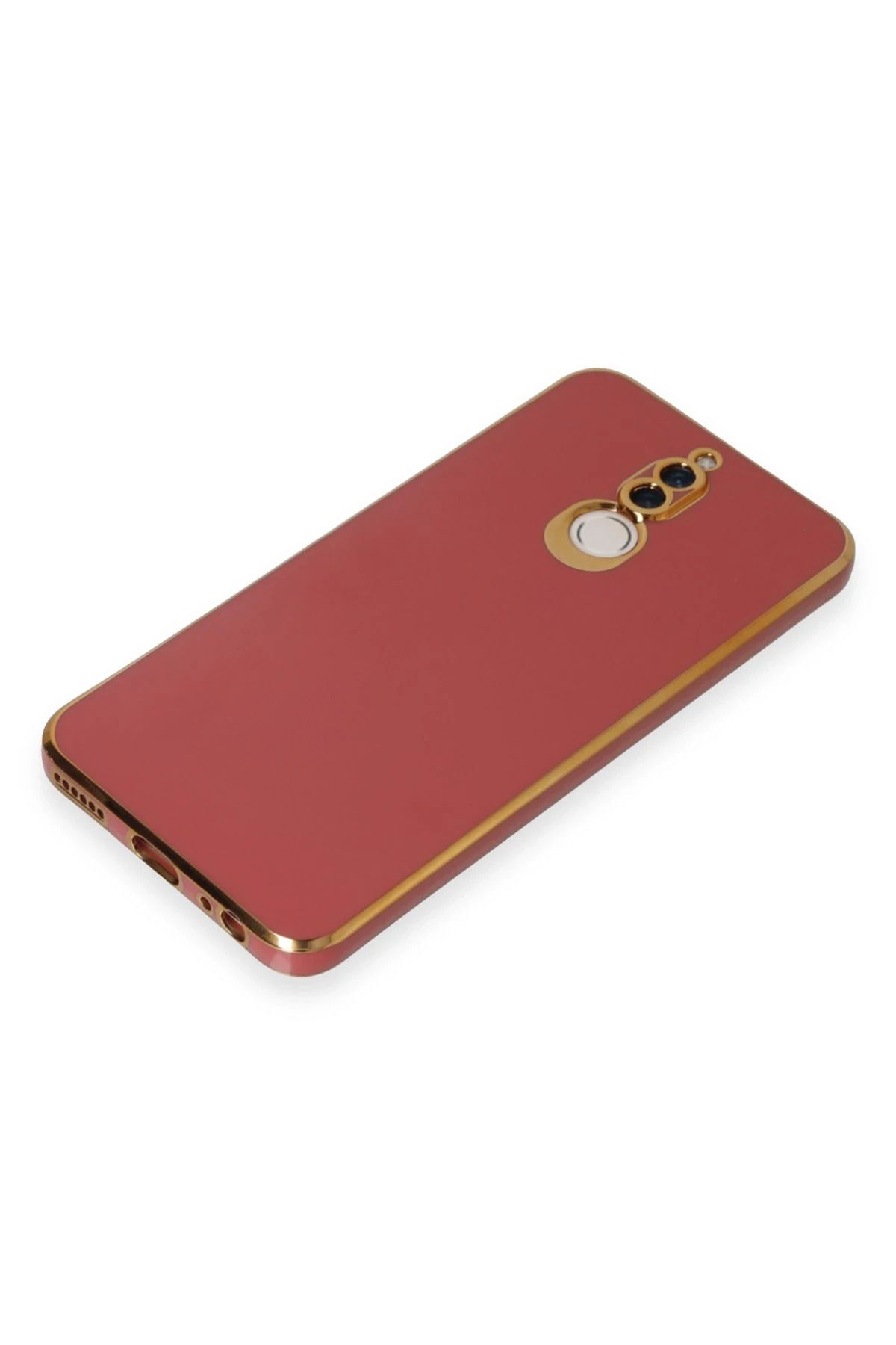 NewFace Huawei Mate 10 Lite Kılıf Volet Silikon - Kırmızı SVLRS
