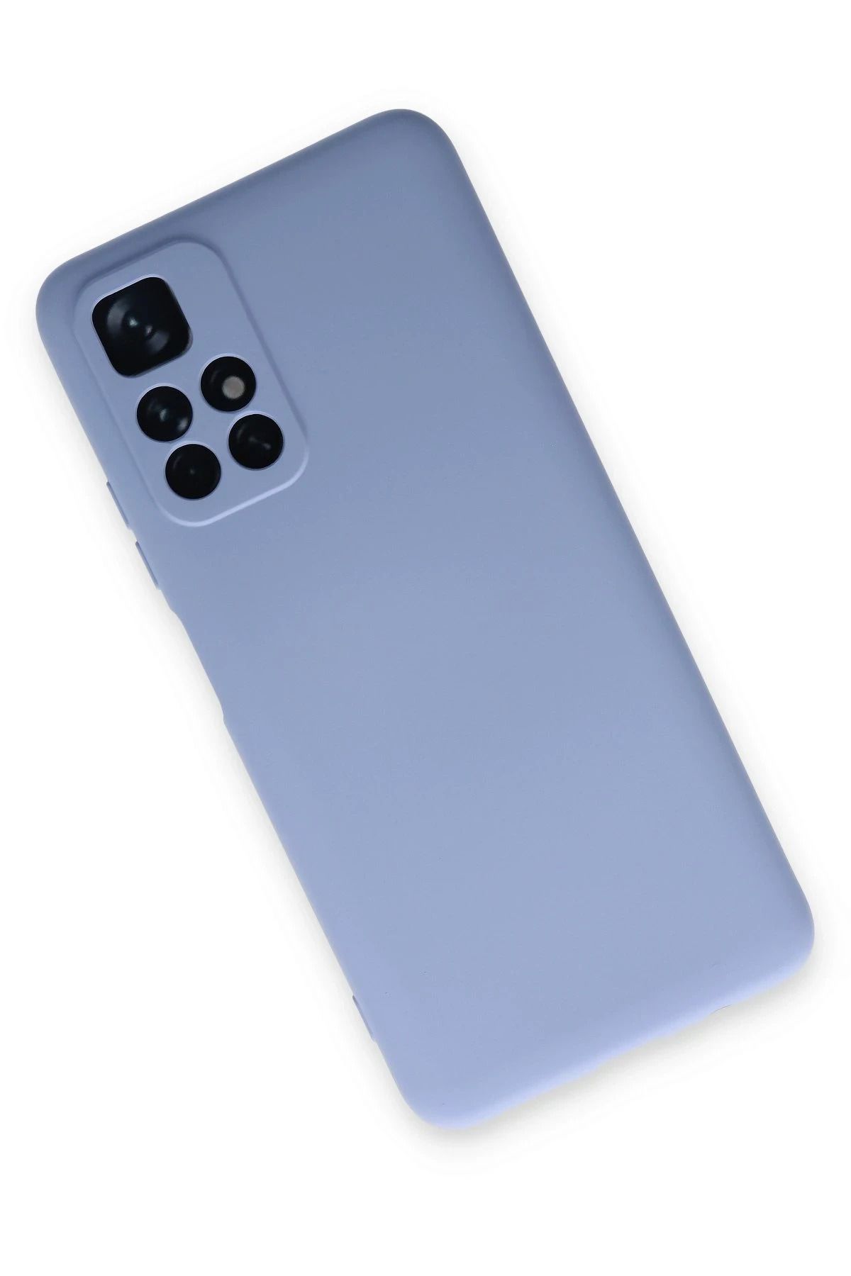 NewFace Xiaomi Redmi Note 11T Uyumlu Kılıf Nano içi Kadife Silikon - Lila WLZOR