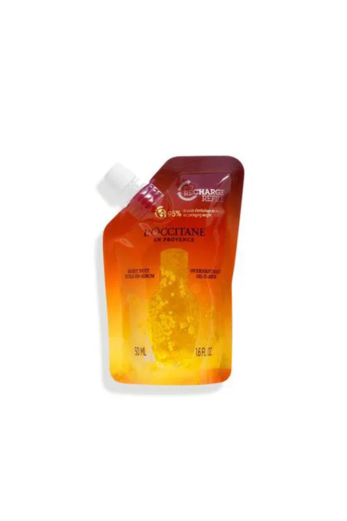 L'Occitane Cildi Canlandıran, İnce Çizgileri Pürüzsüzleştiren ve Gençlik Işıltısı Veren Gece Serumu Refill 50ml
