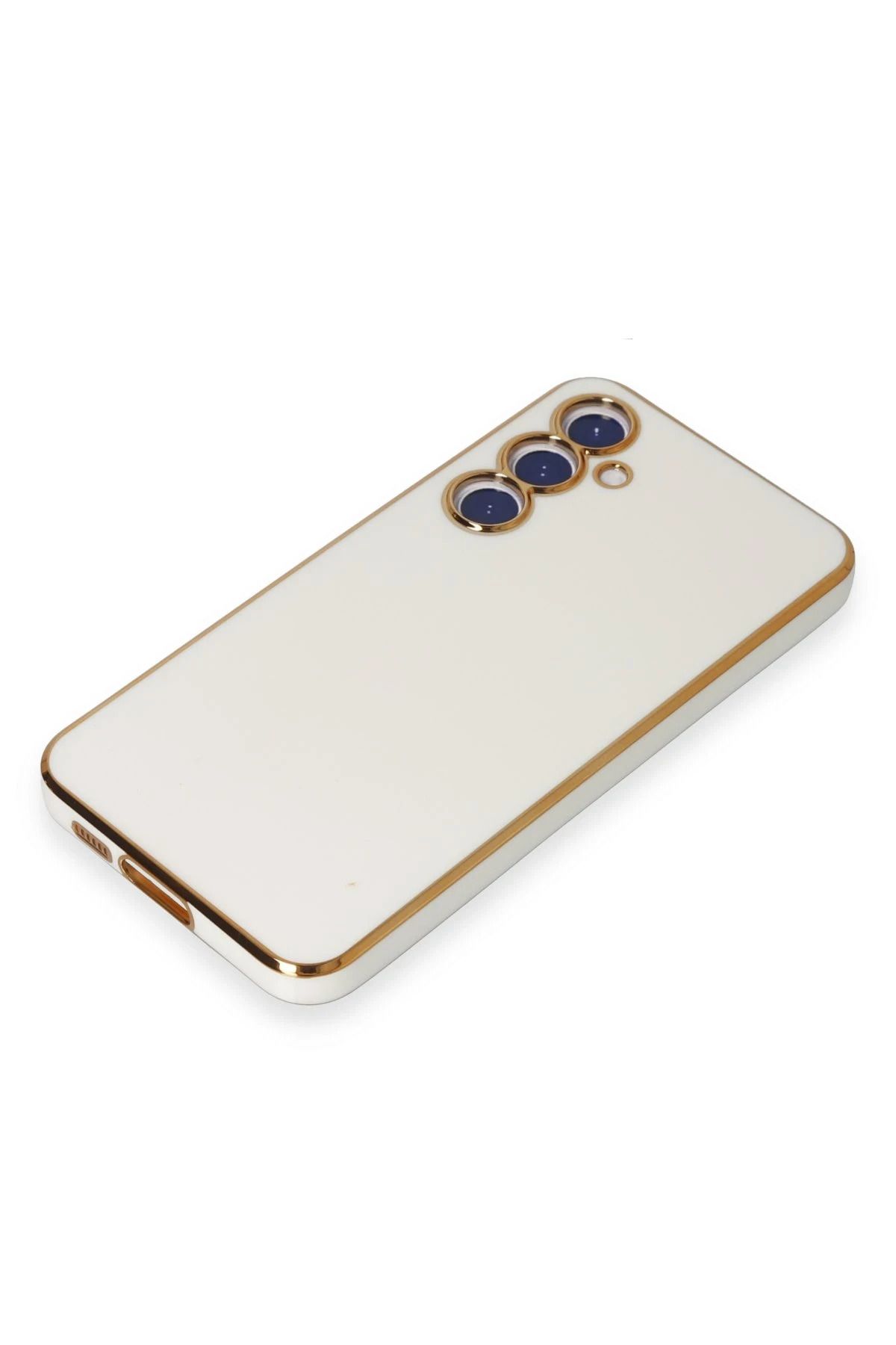 NewFace Samsung Galaxy S23 FE Kılıf Volet Silikon - Beyaz SVLRS
