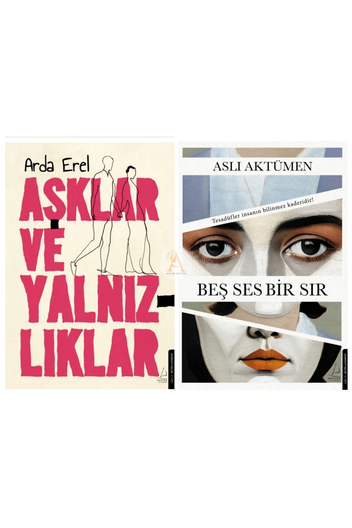 Destek Yayınları Aşklar Ve Yalnızlıklar/Beş Ses Bir Sır/2 Kitap Set