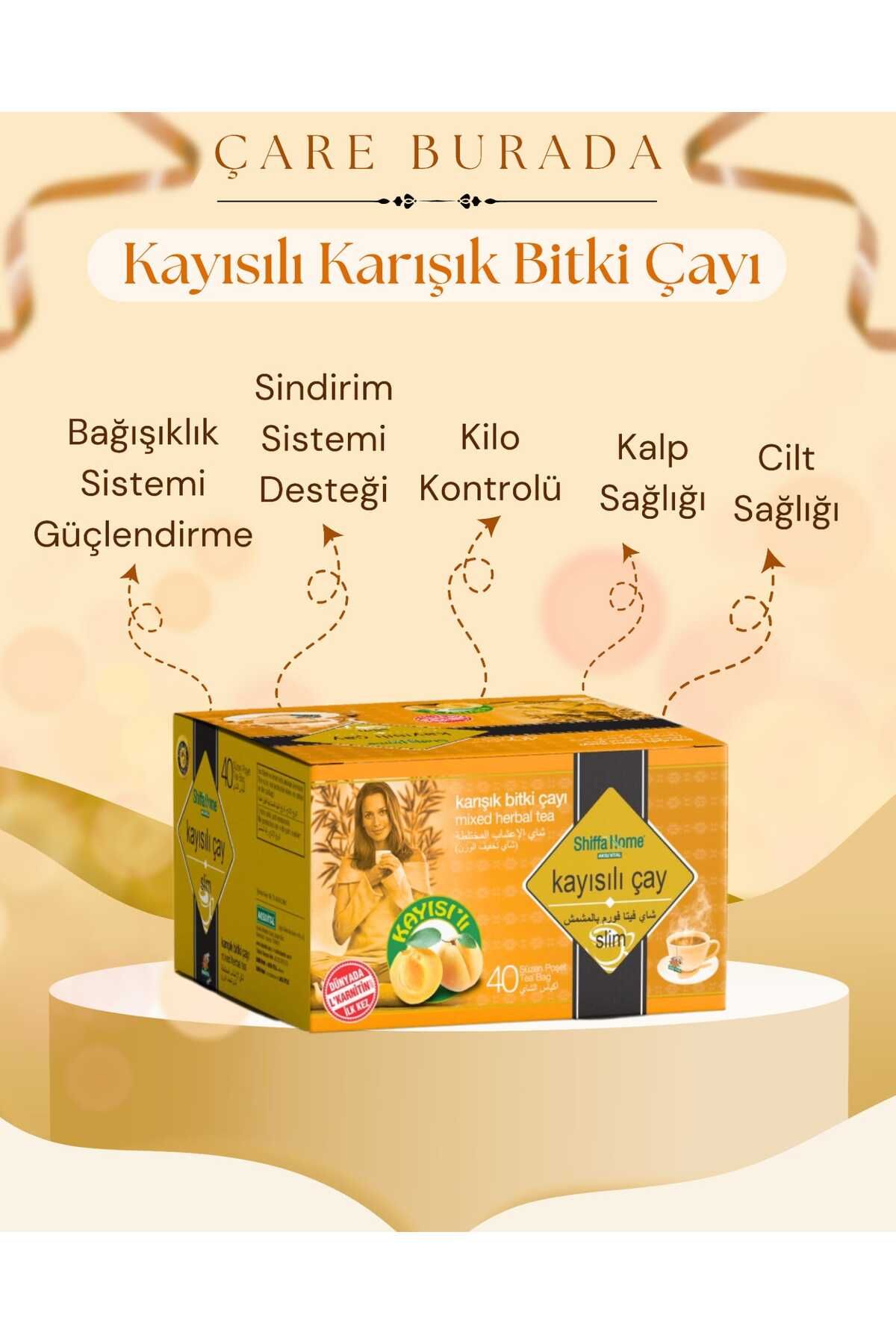 Shiffa Home Kayısılı Karışık Bitki Çayı 40 Poşet