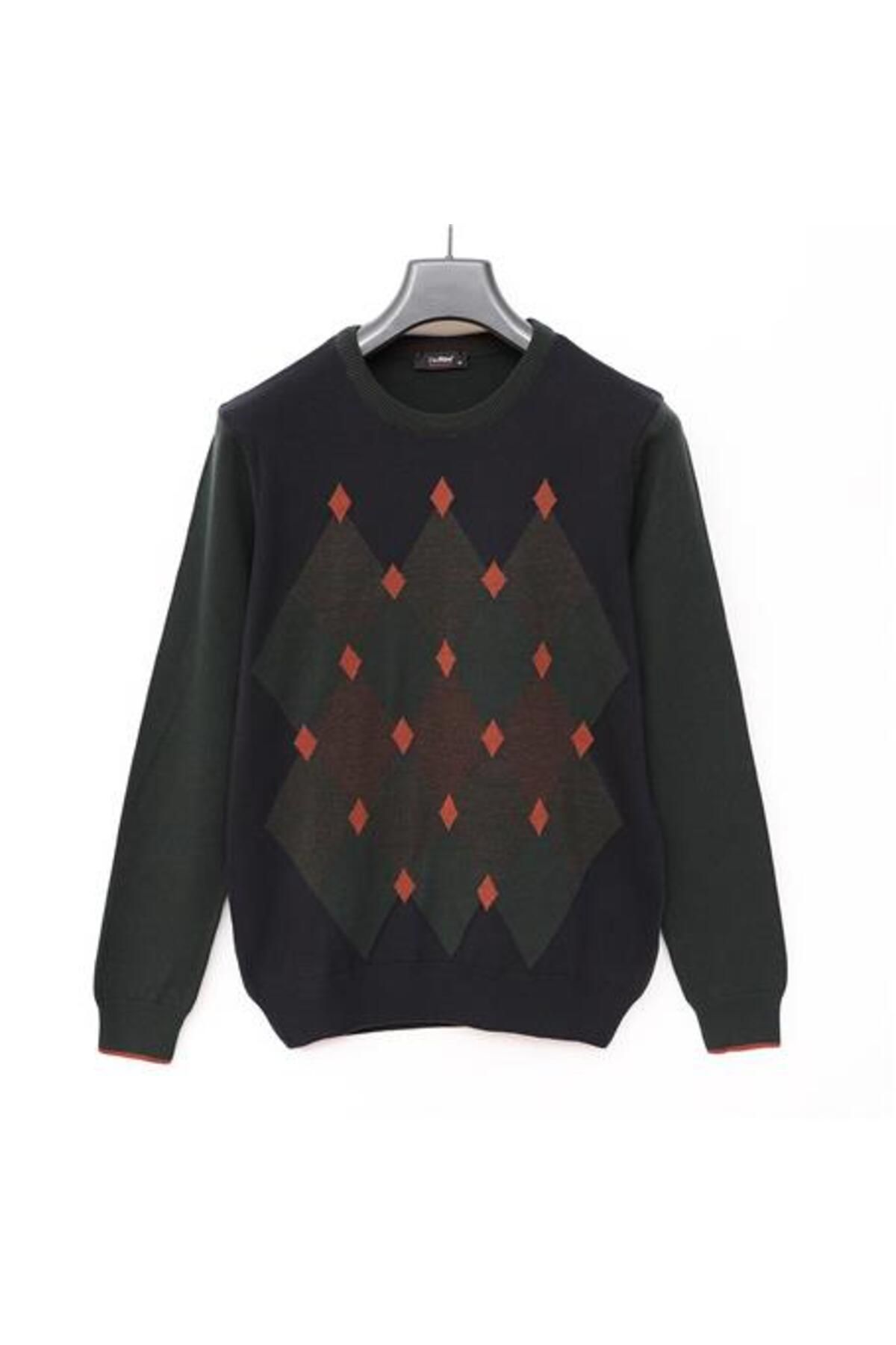 Shop58 Erkek Bisiklet Yaka Uzun Kol Triko Kazak - 189229 - Lacivert
