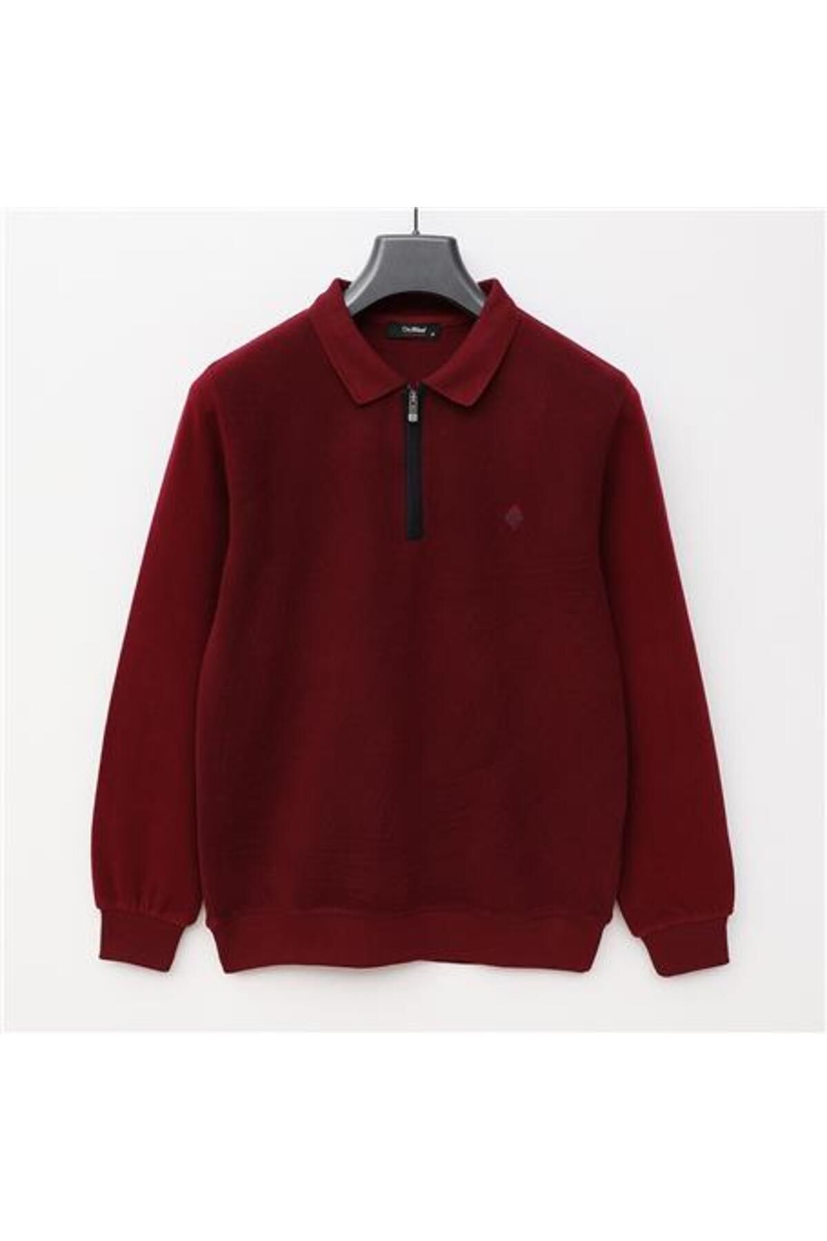 Shop58 Erkek Polo Yaka Uzun Kol Triko - KPP-2801 - Bordo