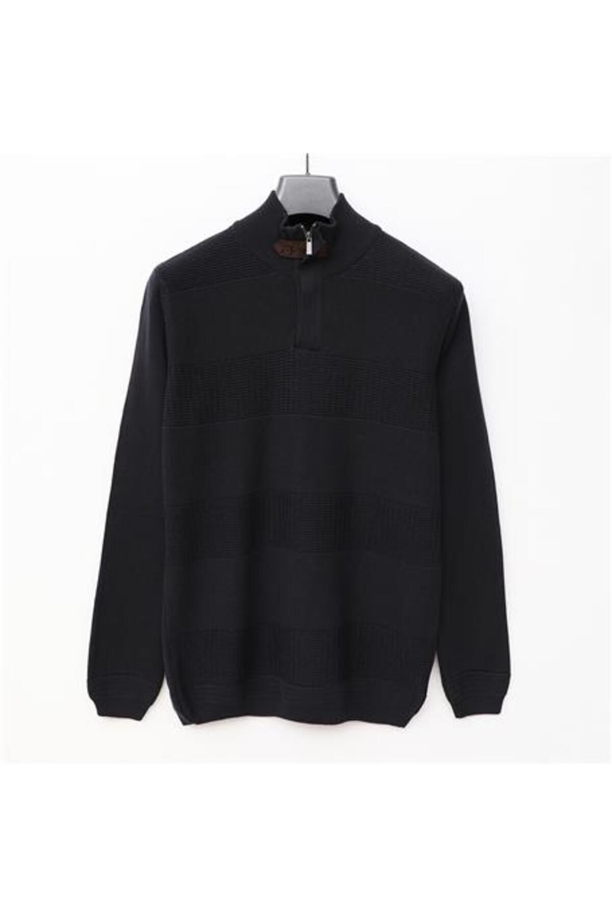 Shop58 Erkek Uzun Kol Balıkçı Yaka Triko - 189015 - Lacivert