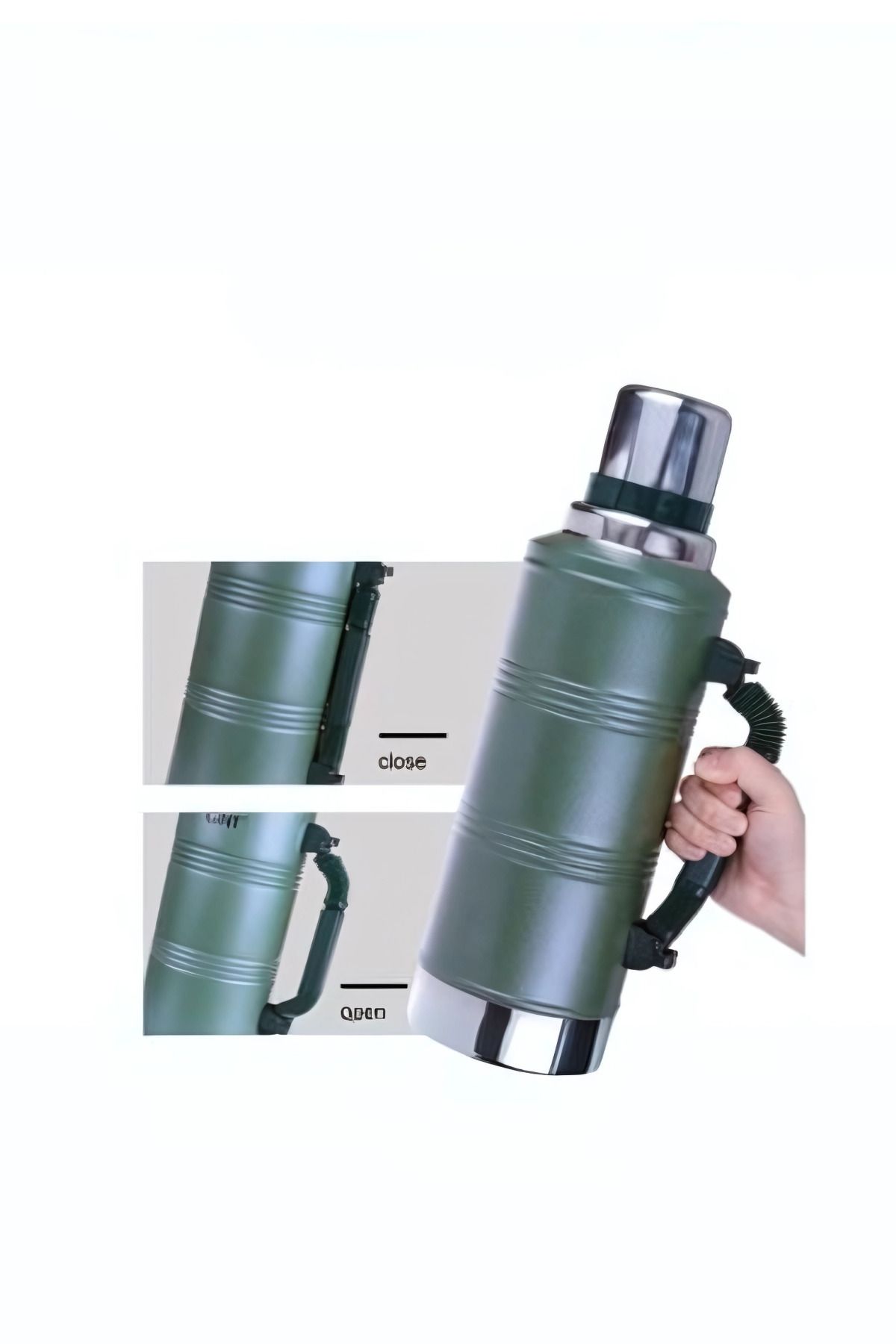 satior 2.2L Çelik Termos Bardak | Vakumlu Paslanmaz ve Dayanıklı Çay Termosu
