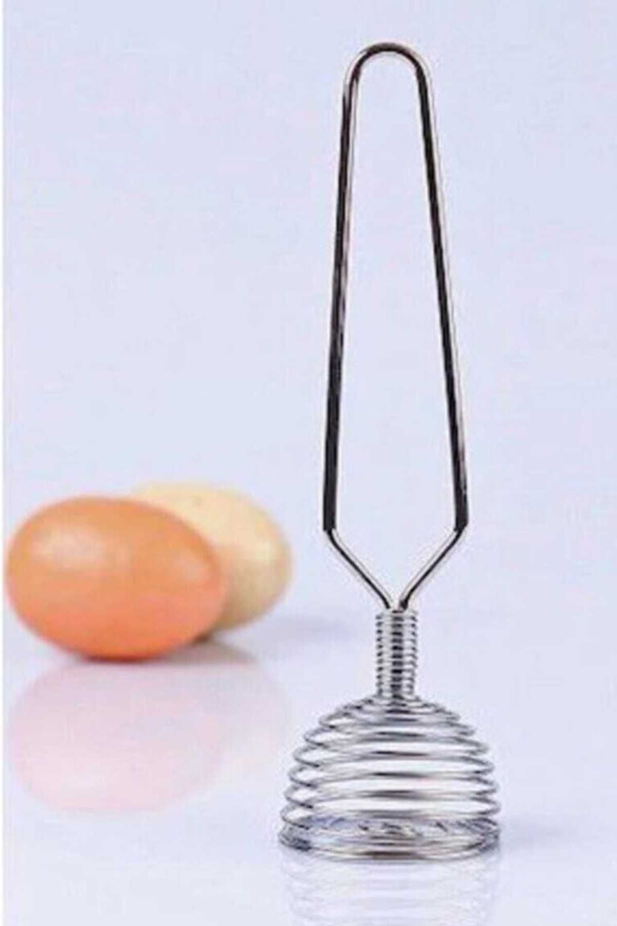 Shop58 Paslanmaz Metal Mini Yumurta Çırpıcı & Karıştırıcı