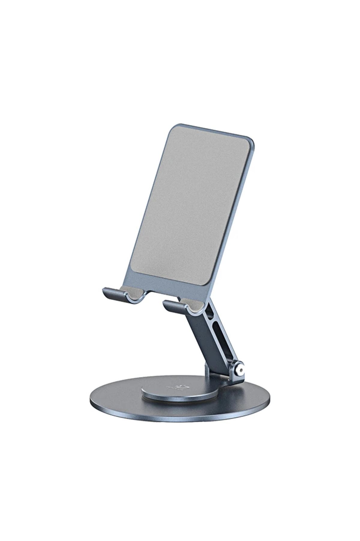Dux Ducis ES Series Alüminyum Alaşımlı 360° Dönebilen Katlanır Telefon Standı (Gri)