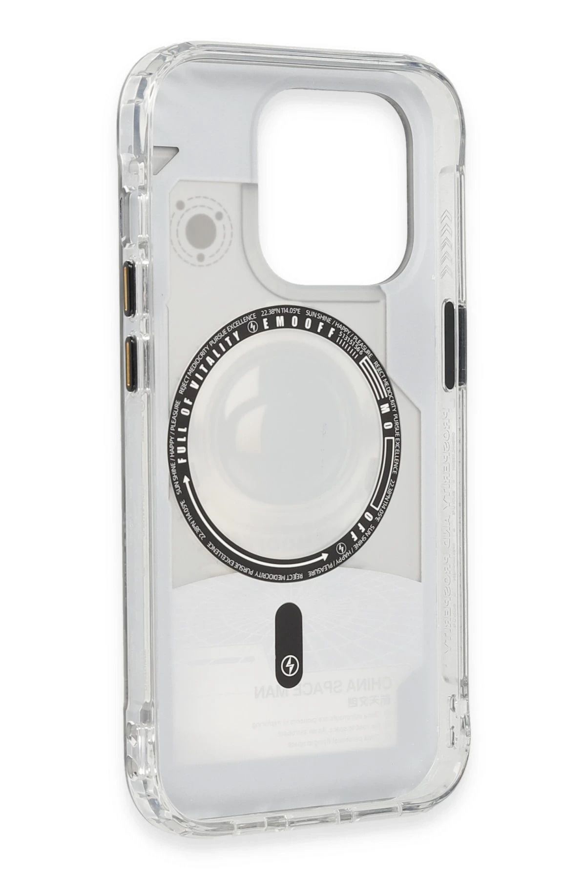 Keep Off iPhone 14 Pro Max uyumlu Kılıf Clone Space Magsafe Kapak - Clone - 4 SVLRS