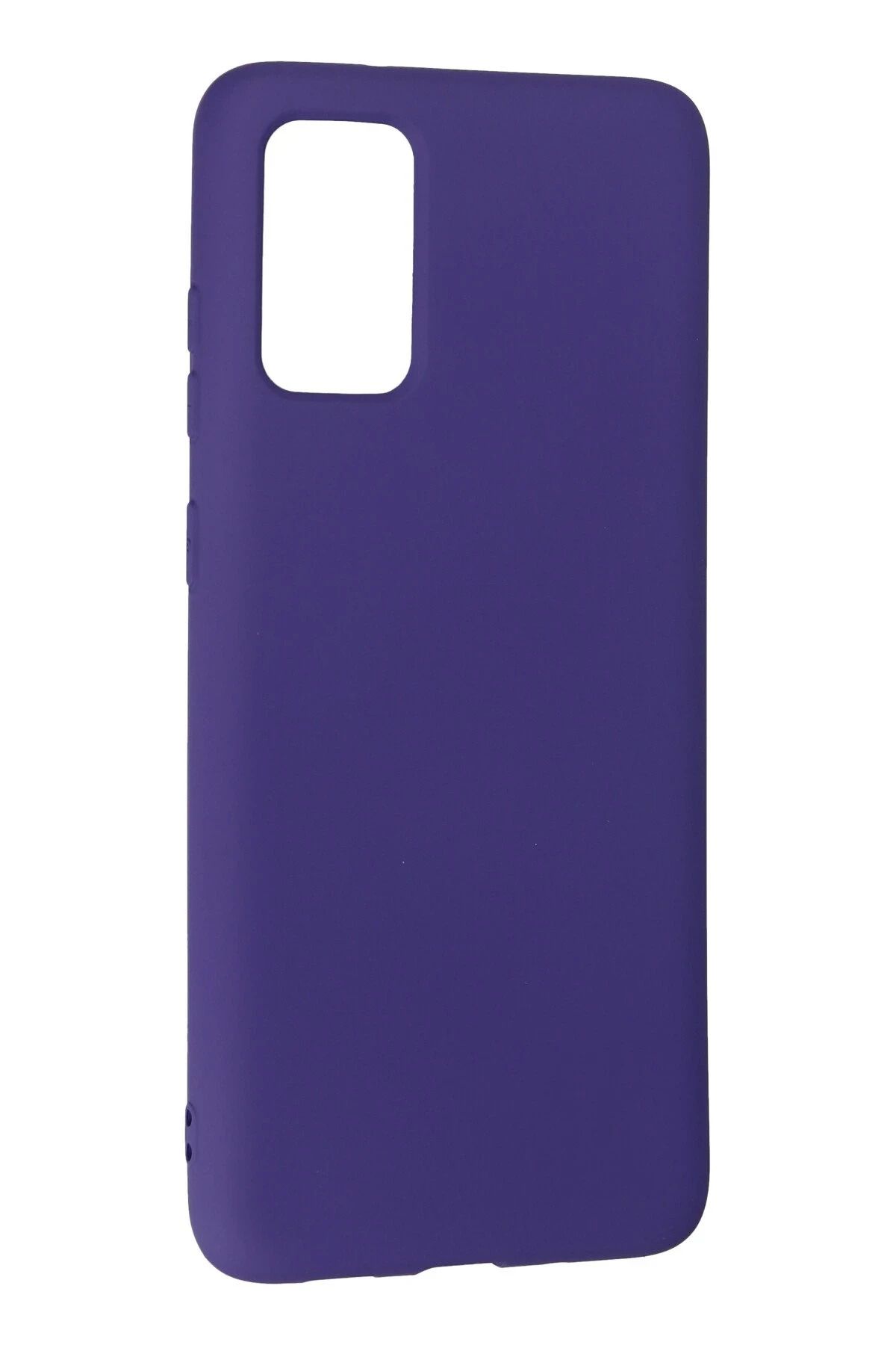 NewFace Samsung Galaxy S20 Plus Kılıf Nano içi Kadife Silikon - Mor SVLRS