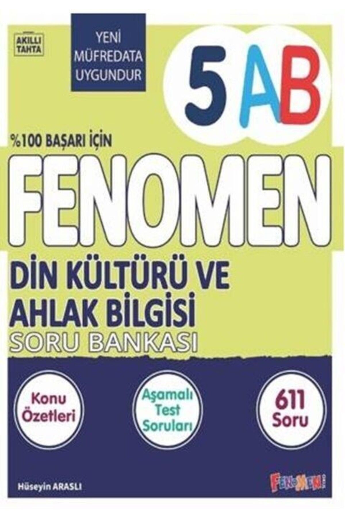 Ankara Kitap Merkezi 5. Sınıf Din Kültürü ve Ahlak Bilgisi A ve B Fenomen Soru Bankası Fenomen Okul Yayınları