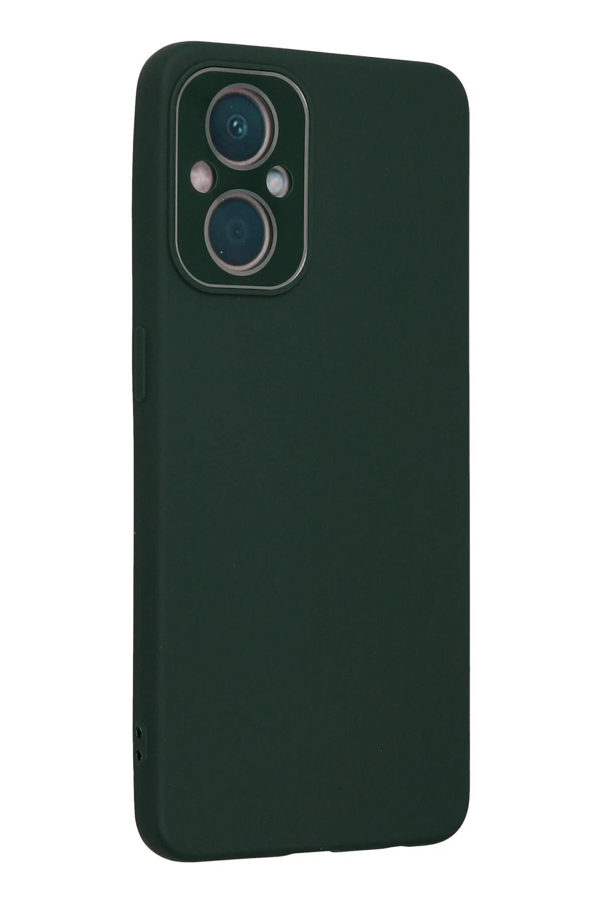 NewFace Reno 7 Lite Kılıf Lansman Glass Kapak - Koyu Yeşil SVLRS