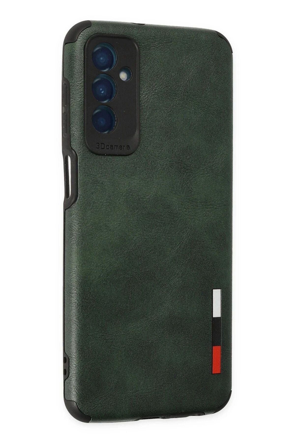 NewFace Samsung Galaxy M13 Kılıf Loop Deri Silikon - Yeşil SVLRS