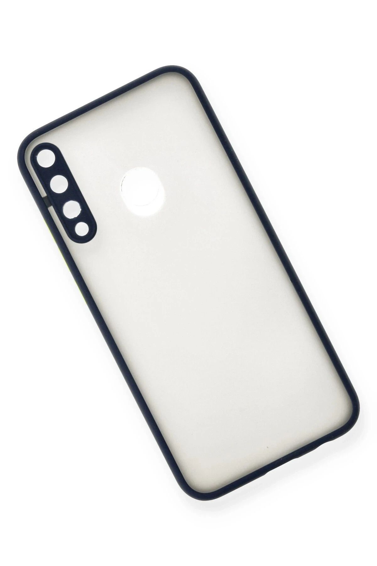 NewFace Huawei P40 Lite E Kılıf Montreal Silikon Kapak - Lacivert SVLRS