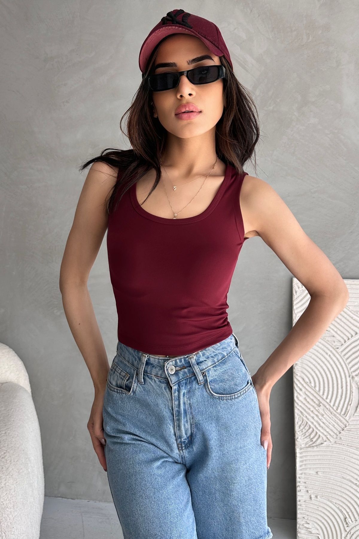 EYLANA MODAL OVAL YAKA SIFIR KOL BODY