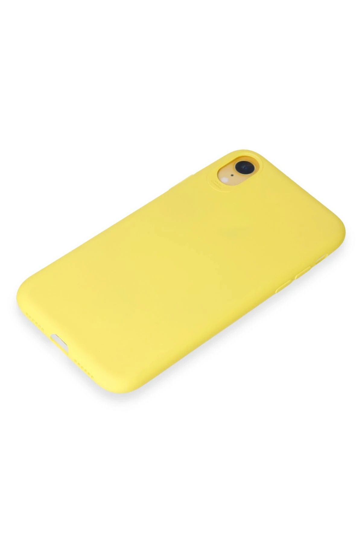 NewFace iPhone XR Kılıf First Silikon - Sarı SVLRS