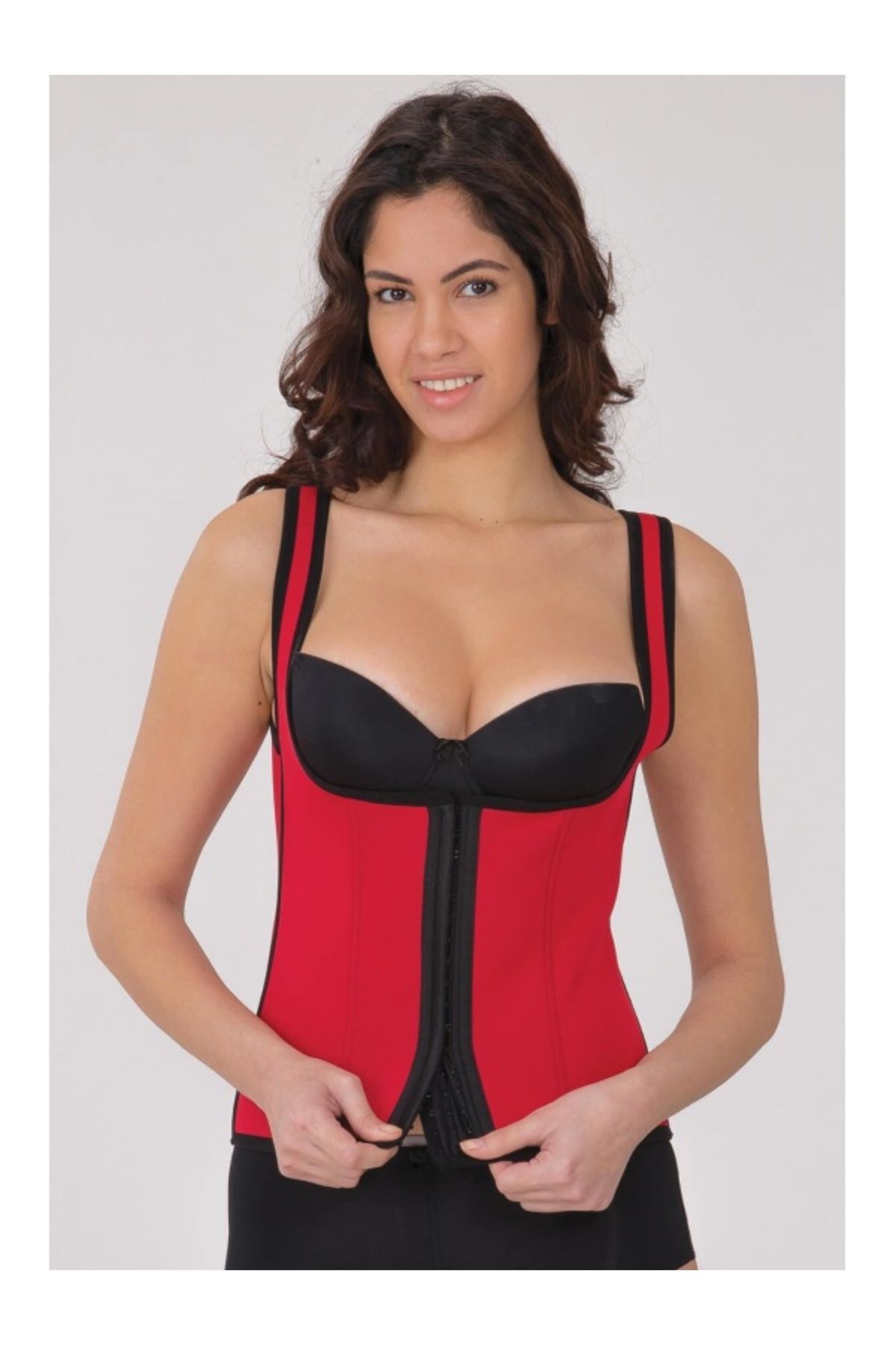 kapsulavm STANDART MI Emay 9173 Agraflı Göğsü Açık Atlet Korse