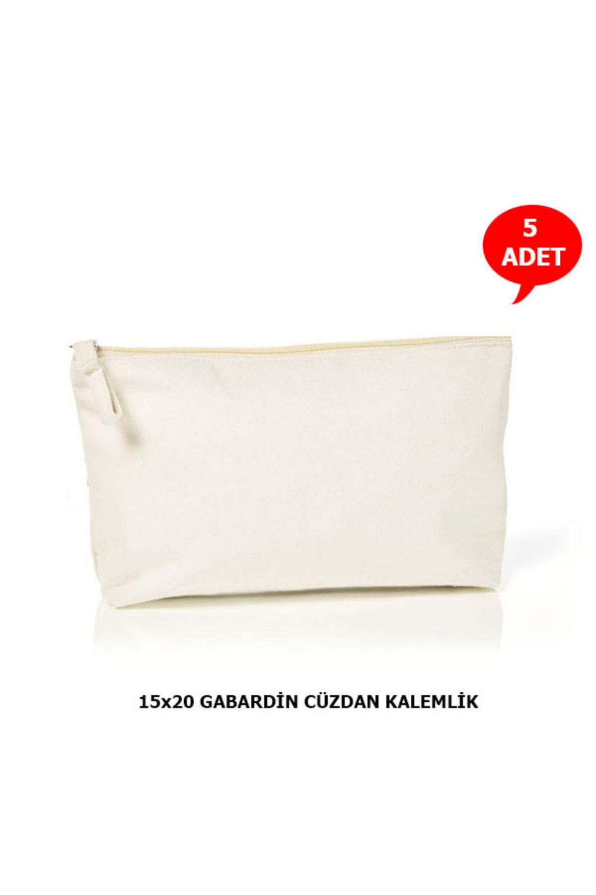 İpek Saraciye Baskısız Gabardin Clutch Çanta Punch Bez Çanta Boyanabilir Bez Çanta 15x20 cm 5 Adet %100 Doğal