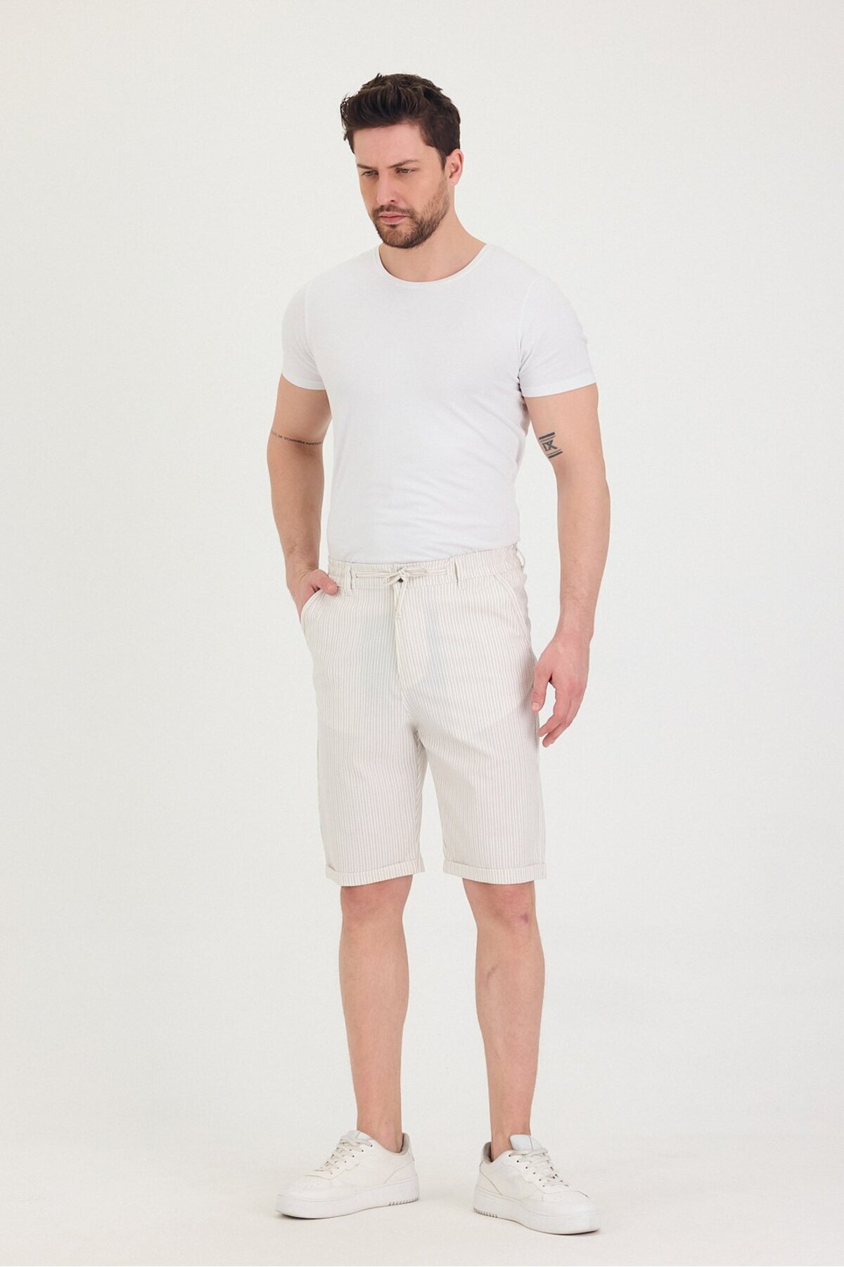 twentyfive25-Men's Slim Fit Chino Shorts 5