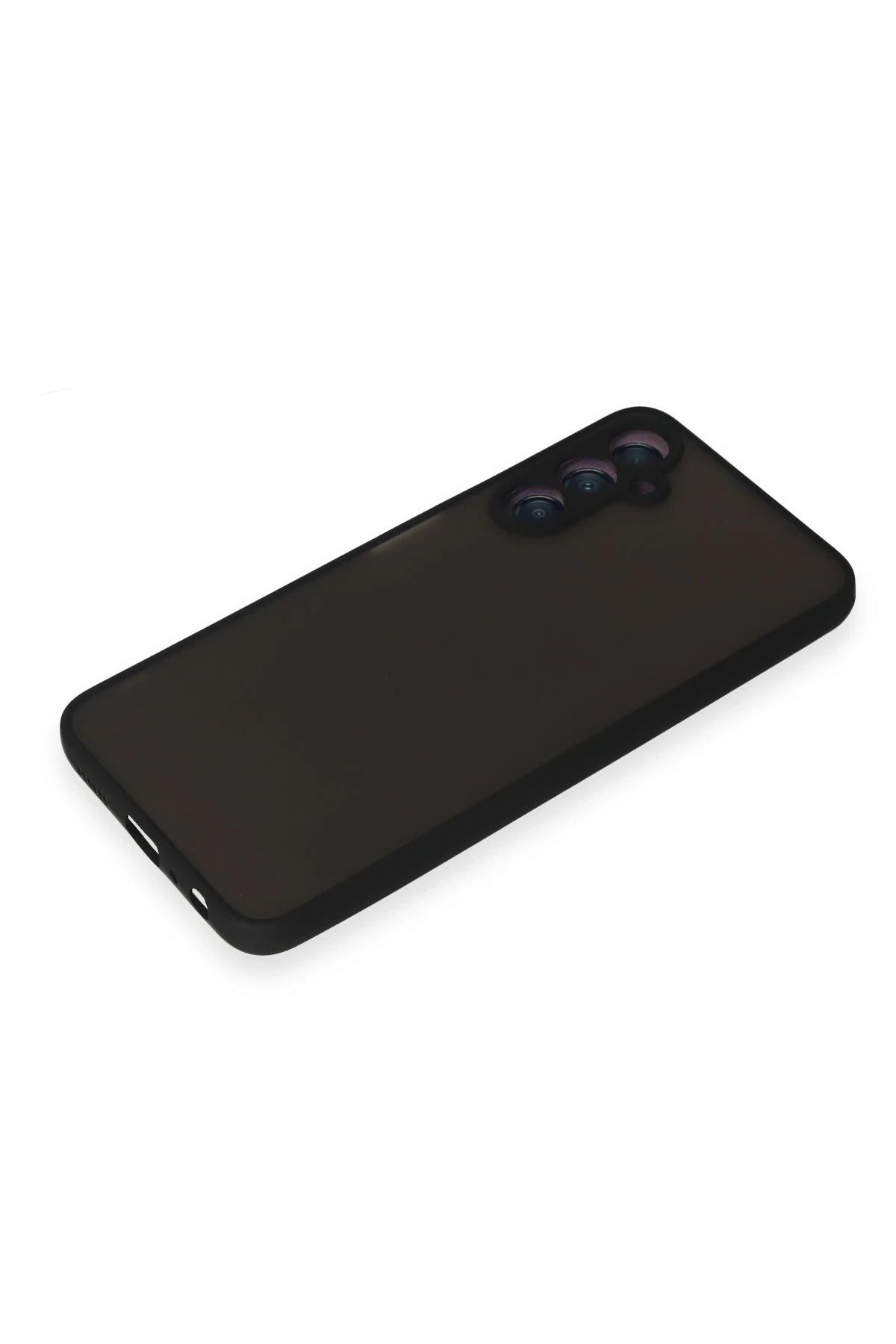 NewFace Samsung Galaxy A05S Kılıf Montreal Silikon Kapak - Siyah SVLRS