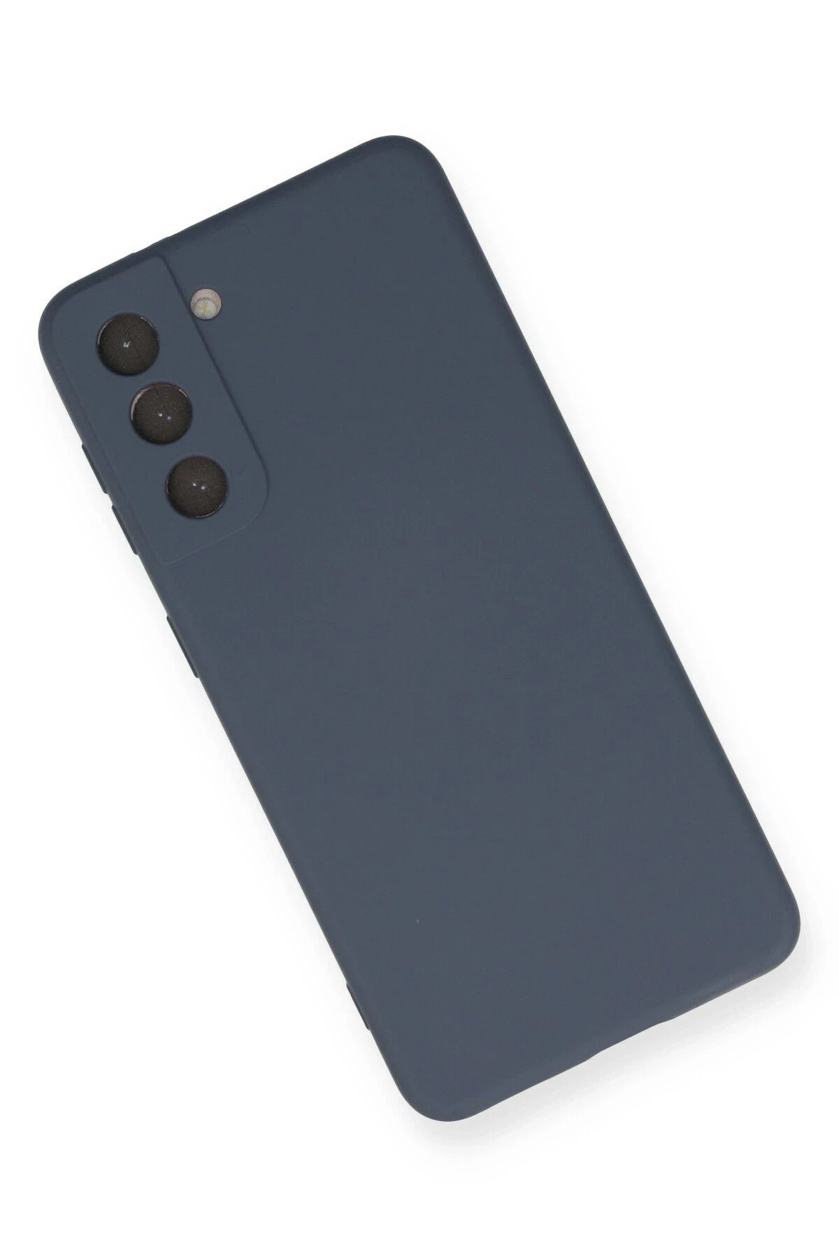 NewFace Galaxy S21 FE uyumlu Kılıf Nano içi Kadife Silikon - Gri SVLRS