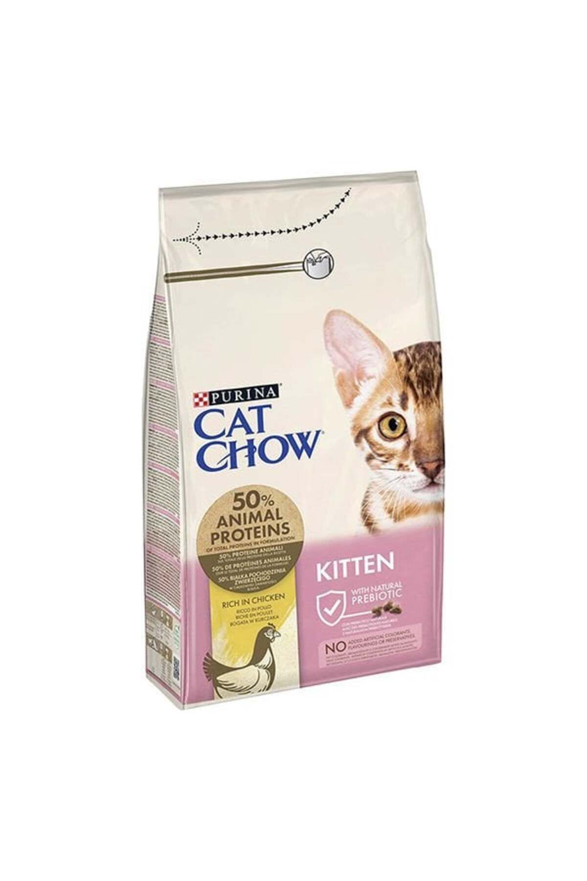 O Cat Purina Cat Chow Kitten Tavuklu Yavru Kedi Maması 1.5 Kg