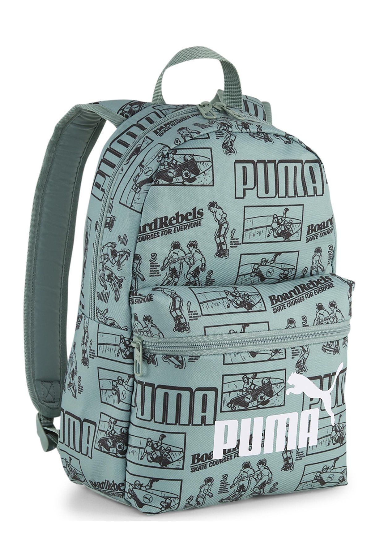 Puma Phase Aop S Bp Mini Kids Küçük Çanta 091324-01 Unisex Sırt Çantası HAKİ