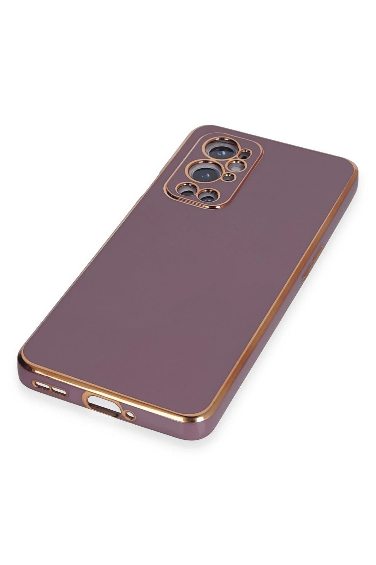 NewFace One Plus 9 Pro Kılıf Volet Silikon - Mor SVLRS