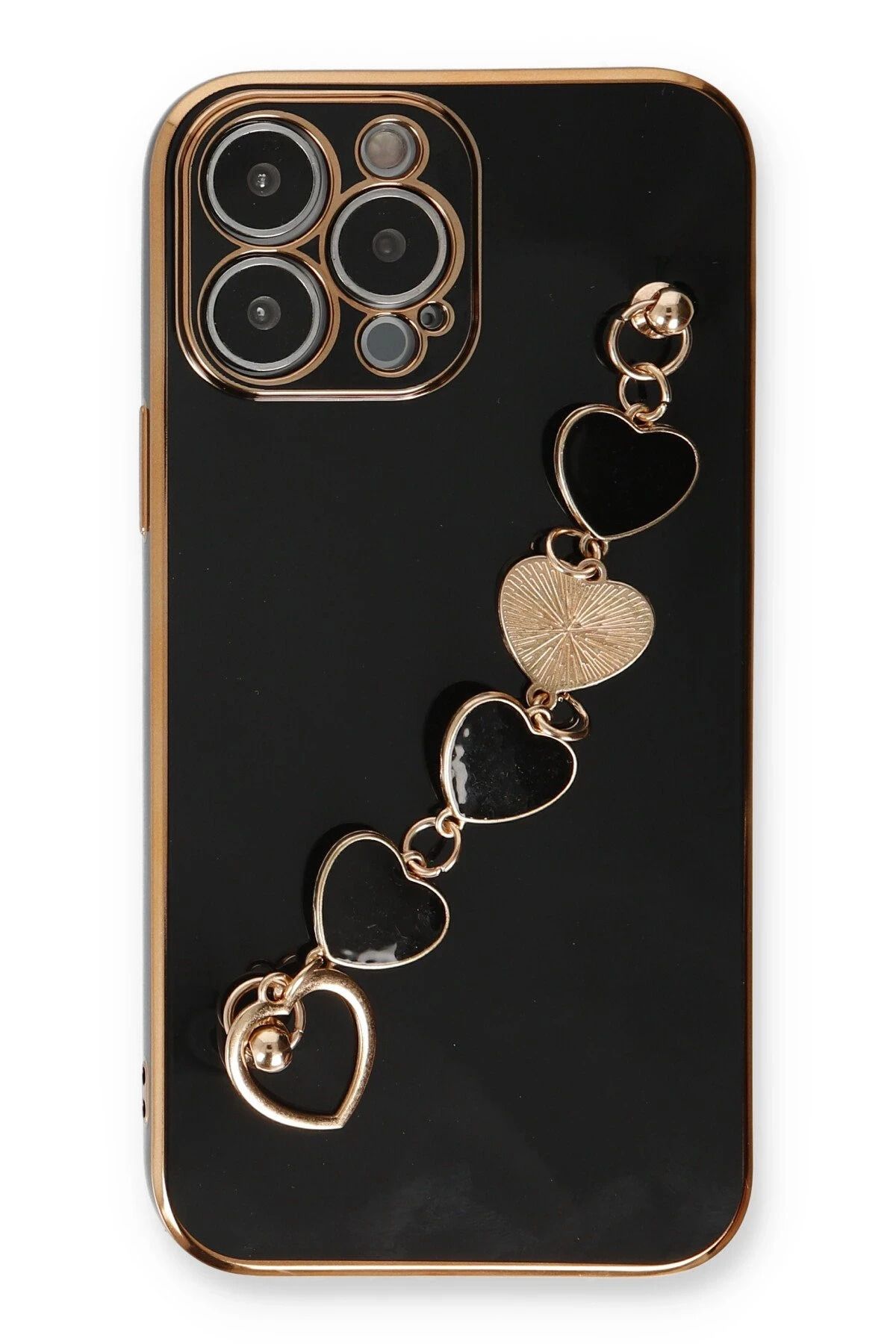 NewFace iPhone 14 Pro Max Kılıf Esila Silikon - Siyah SVLRS
