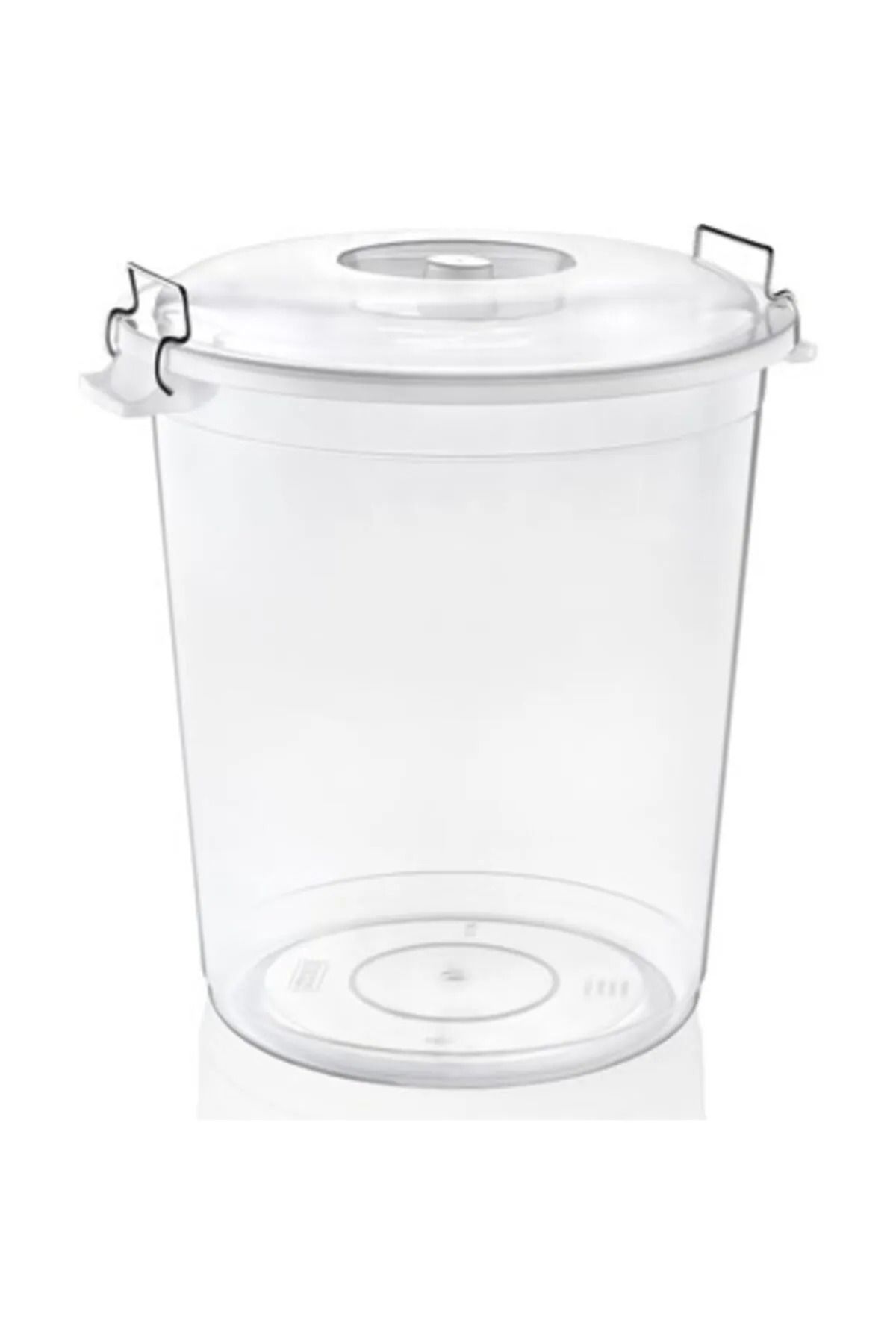 Shop58 Bakliyat Kovası Şeffaf Kova 70lt Kulplu Kapaklı Royaleks-ASD174