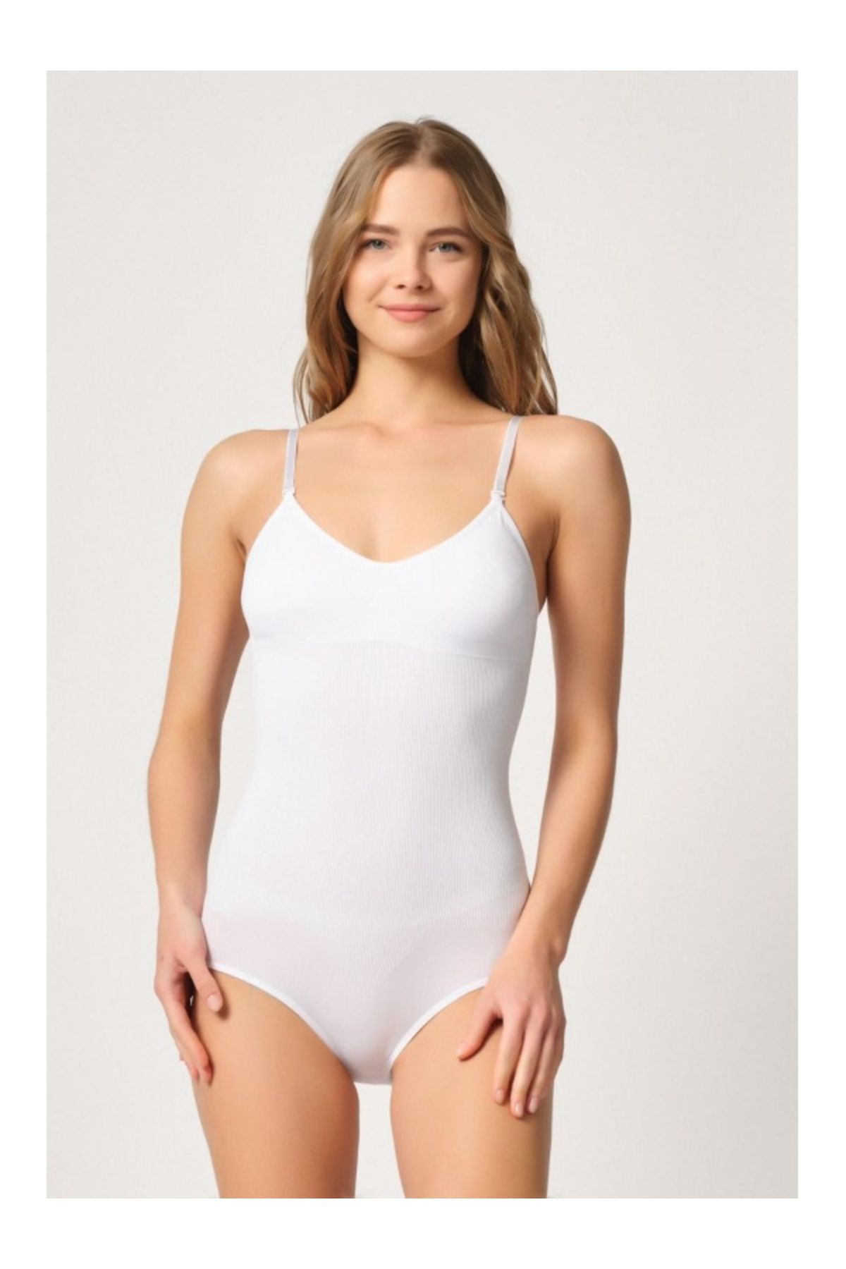 kapsulavm BEYAZ MI Emay 1925 Soft Pedli Çıtçıtlı Body