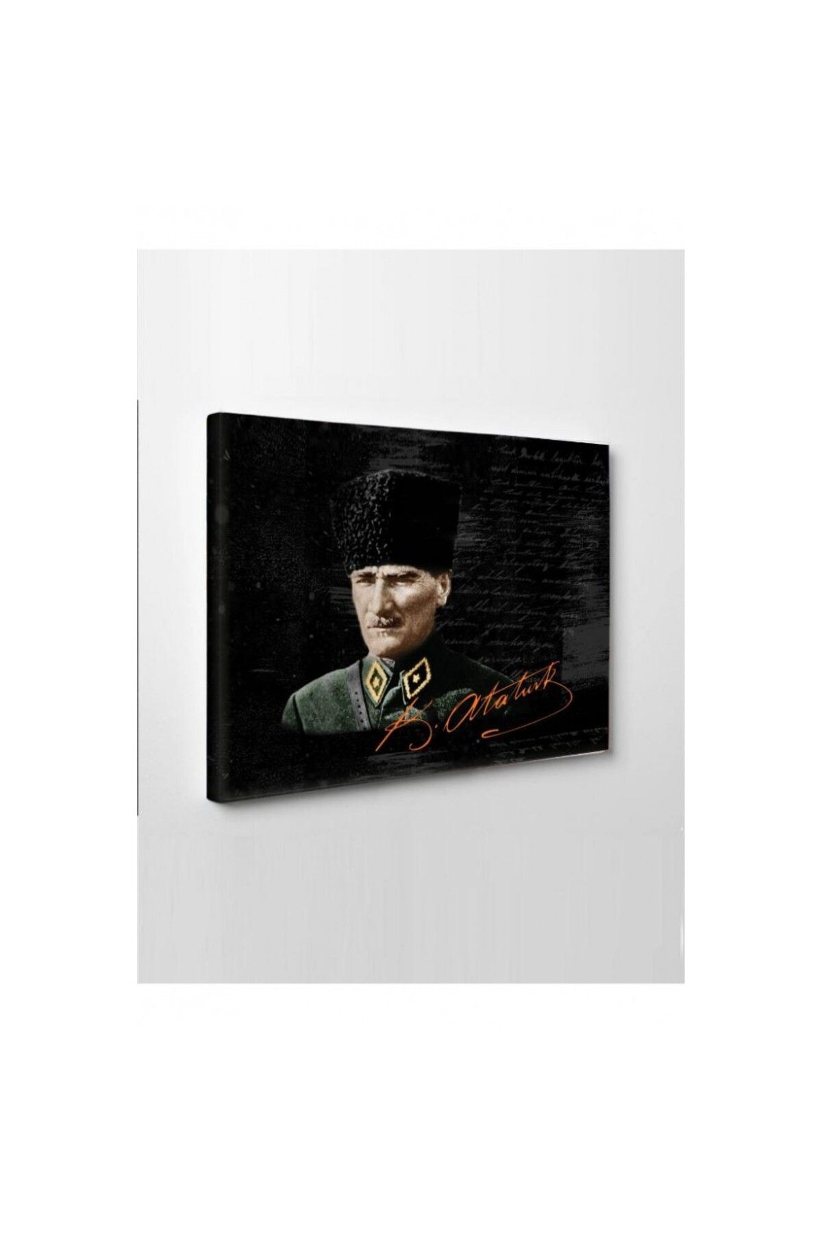 OK AKSESUAR Kanvas Tablo Atatürk Led Işıklı