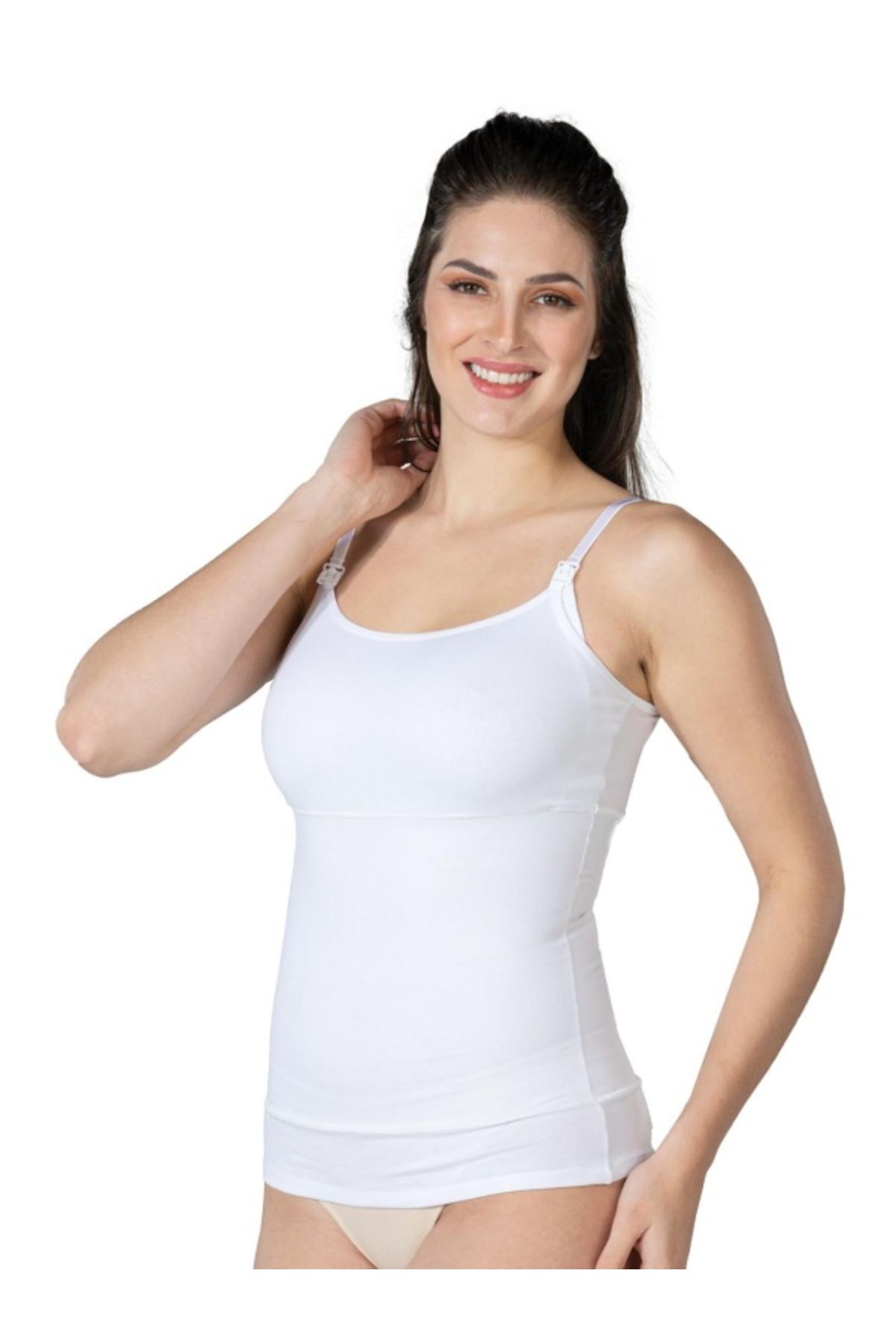 kapsulavm BEYAZ MI Emay 1402 Modal Cotton Emzirme Atlet Korse