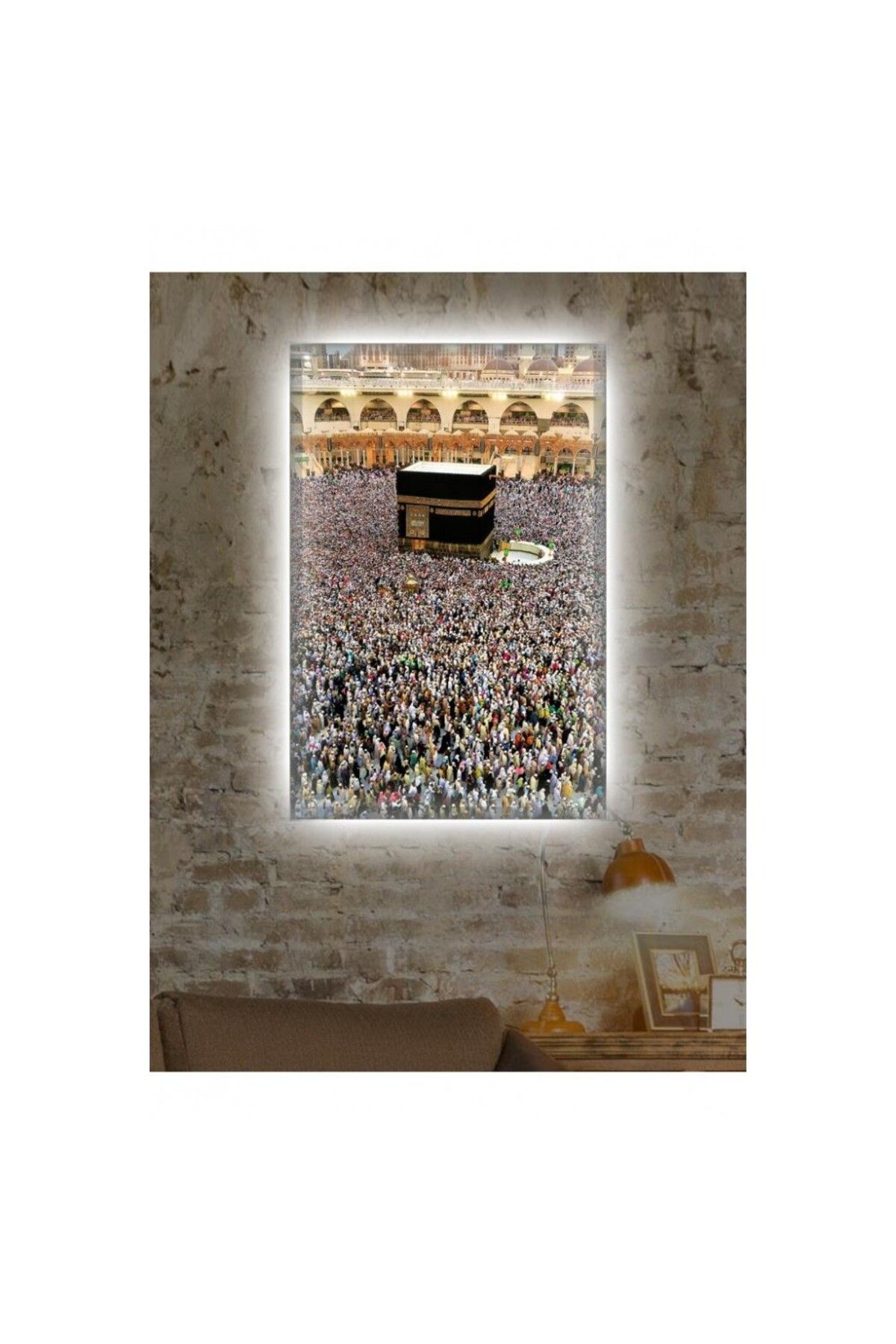 OK AKSESUAR Kanvas Tablo Kabe (Dini İçerikli) Led Işıklı