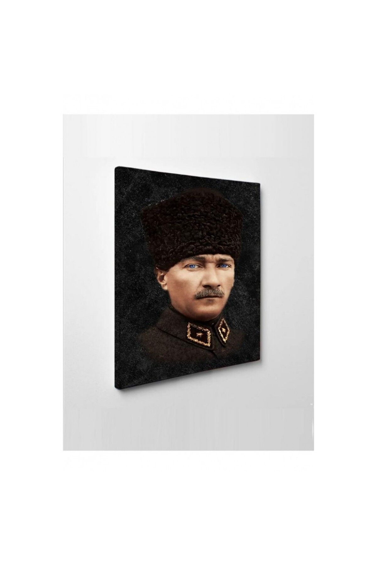 OK AKSESUAR Kanvas Tablo Atatürk Led Işıklı