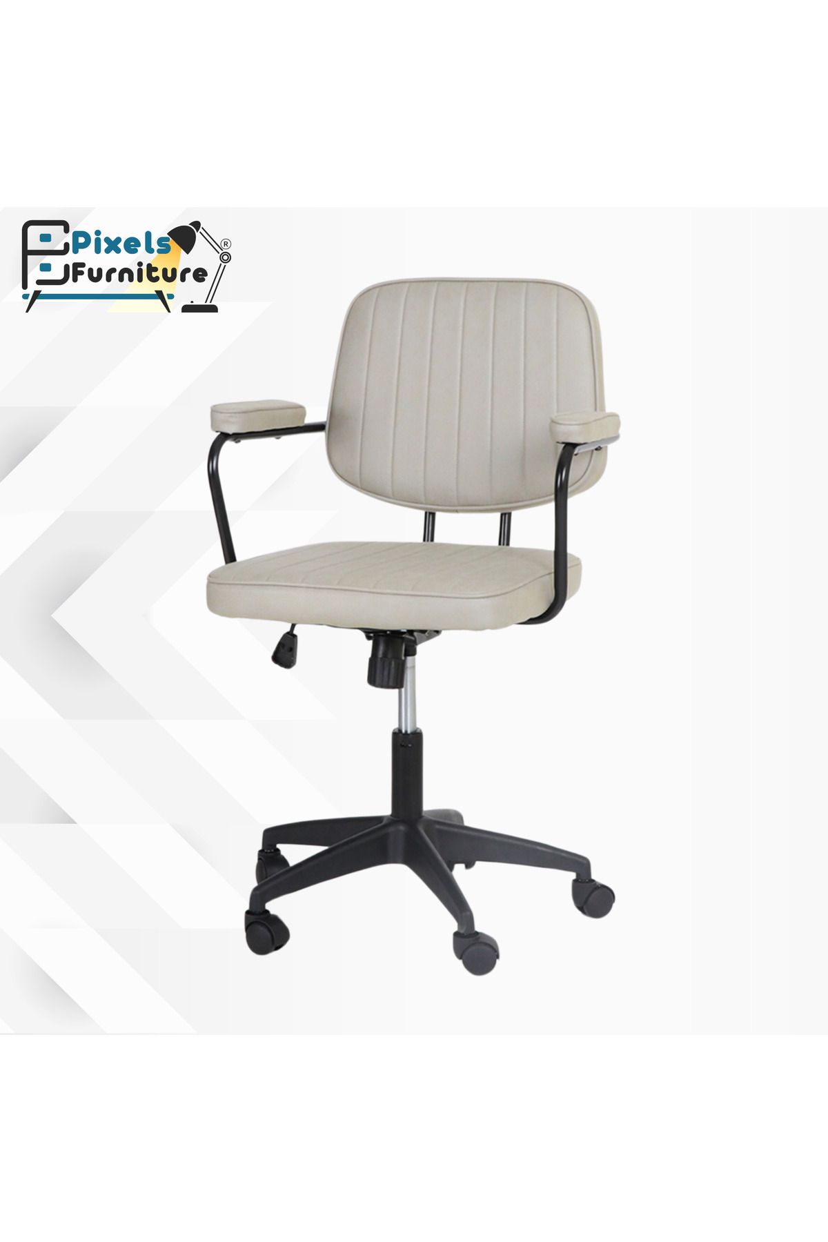 PixelsFurniture-Pixel Furniture Ergonomic High Back Adjustable Swivel Computer Office Chair with Armrest 1