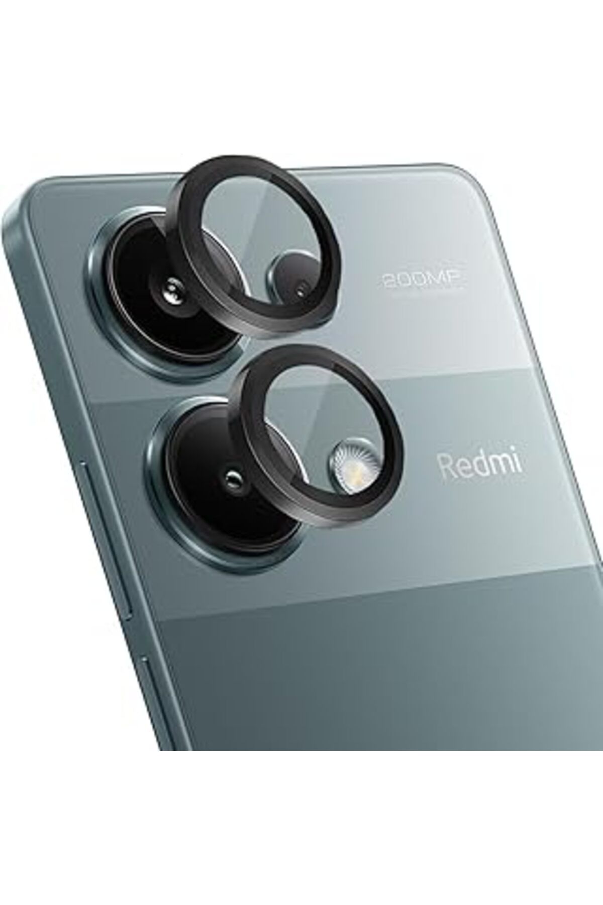 Pazarcan Microsonic Xiaomi Redmi Note 13 Pro 4G Tekli Kamera Lens Koruma Camı Siyah