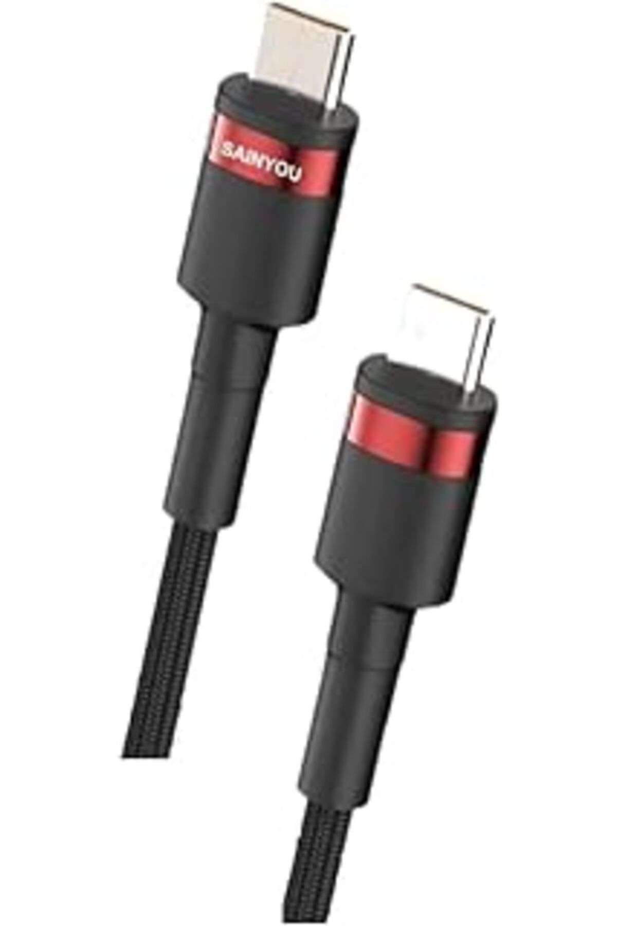 jupiter global bazaar Sainyou Type C To Type C 67w Pd Super Charge Süper Turbo Şarj Destekli Hasir Şarj Ve Data Cable Ka