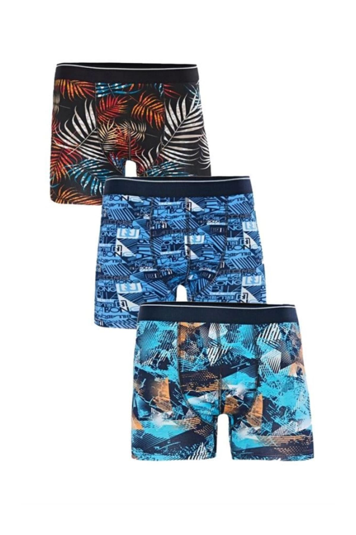kapsulavm Işıl Erkek Likralı Boxer Desenli M