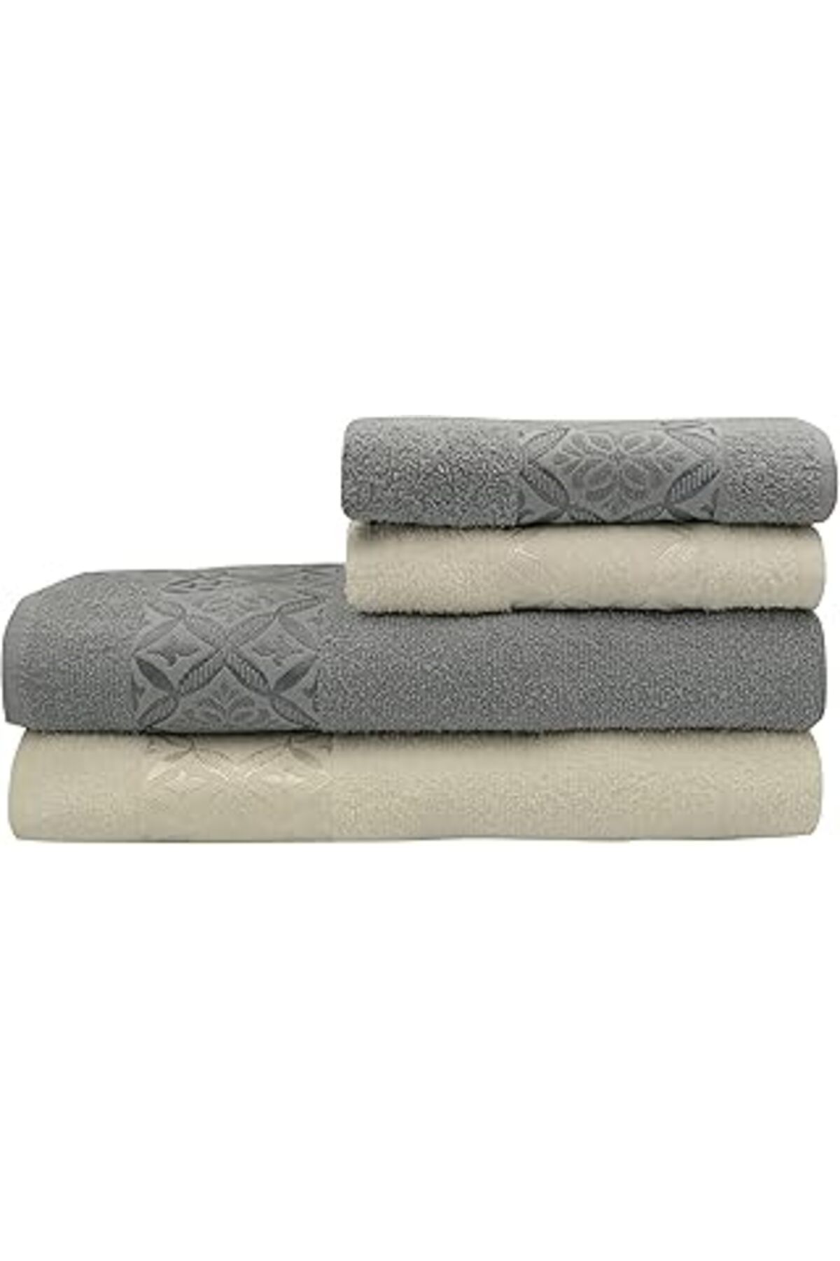 Mu Art Lunox Home 4'Lü Paket 2 Parça (70X140),2 Parça (50X80) Yumuşak Ve Emici, Kaliteli Günlük Kullanıma