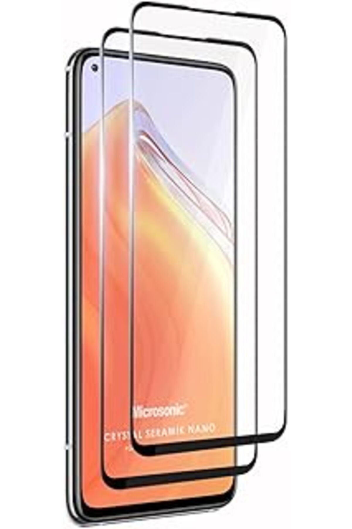 jupiter global bazaar Microsonic Xiaomi Mi 10T Pro Crystal Seramik Nano Ekran Koruyucu Siyah (2 Adet)