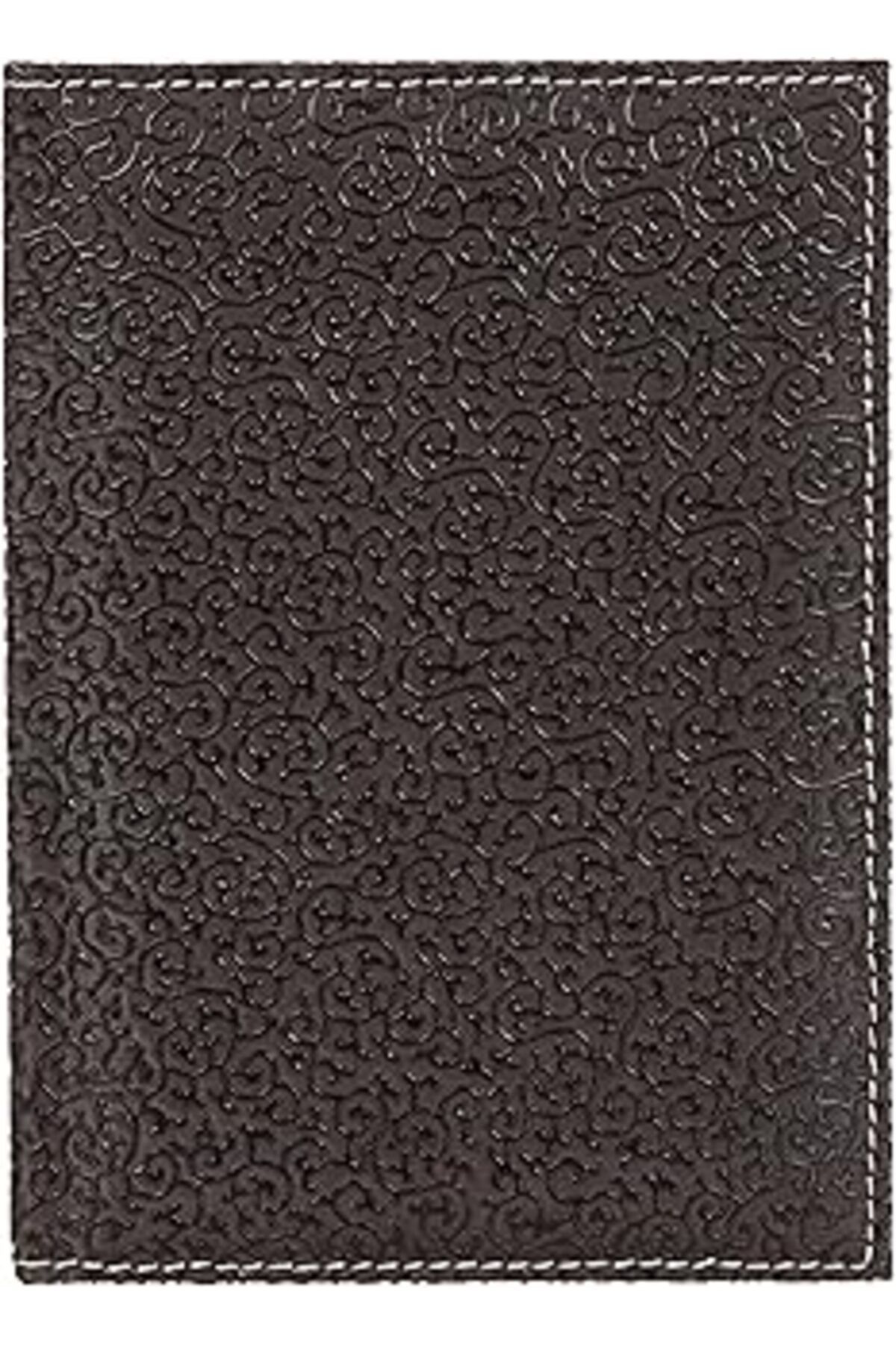 robotrend 2K 4813 Defter 14X20 Cm. Kareli 160 Yapraklı Suni Deri Hilton Desen Kapaklı Kahverengi, Kahverengi