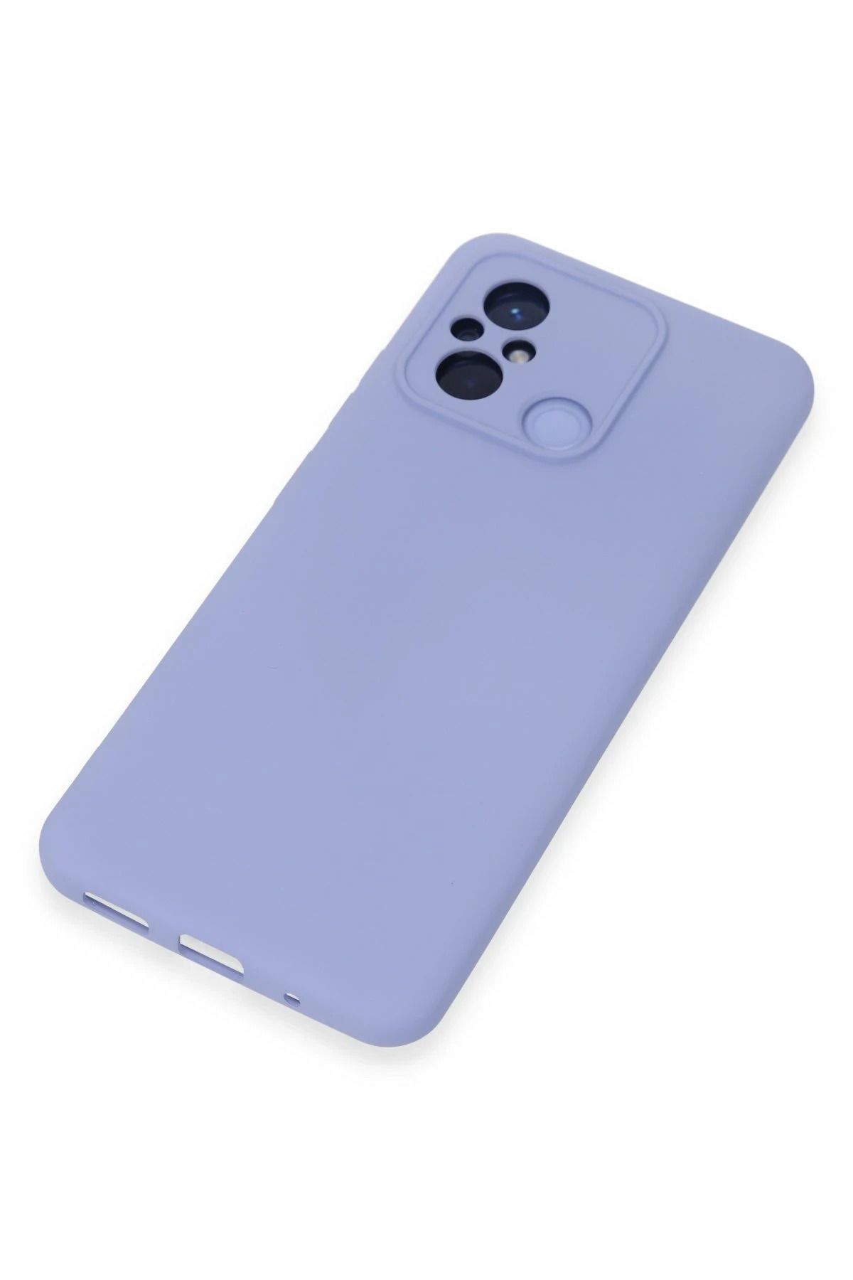 NewFace Xiaomi Redmi 12C Kılıf Nano içi Kadife Silikon - Lila SVLRS