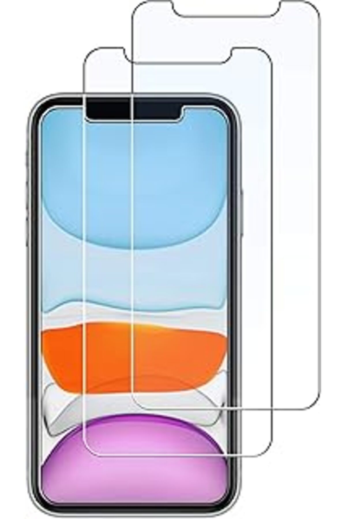 jupiter global bazaar İphone X/İphone Xs İçin 9H Sertlikte Dayanıklı Ekran Koruyucu Kırılmaz Cam (2'Li Paket)
