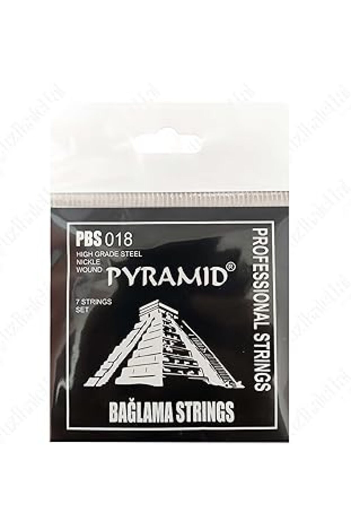 Pazarcan Saz Musik Shop Pyramid Bağlama Teli 0.18 Kısa Sap Takım Tel